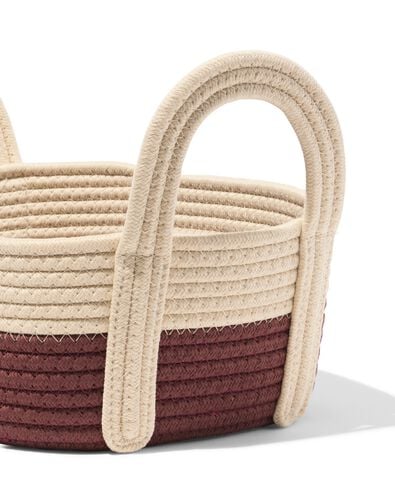 Korb 34 x 13 cm, Seil, Beige - 39800047 - HEMA