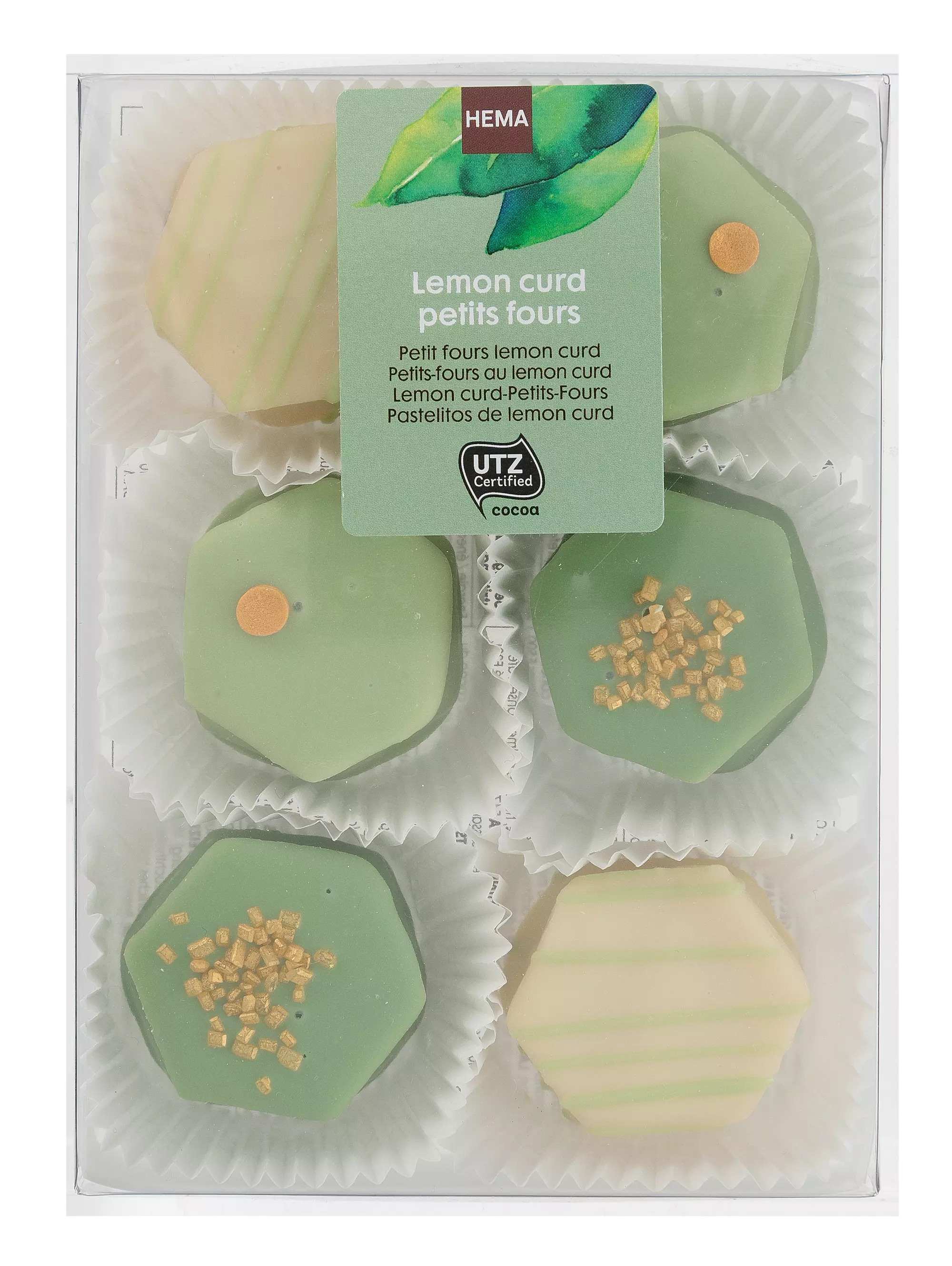 petits fours lemon curd