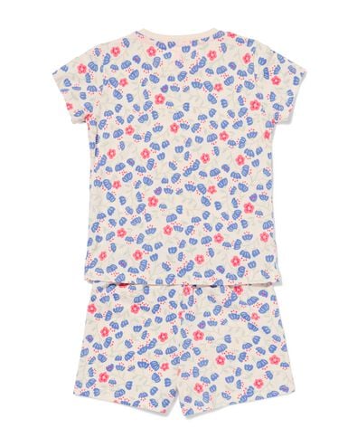 kindershortama bloemen gebroken wit gebroken wit - 23003460OFFWHITE - HEMA