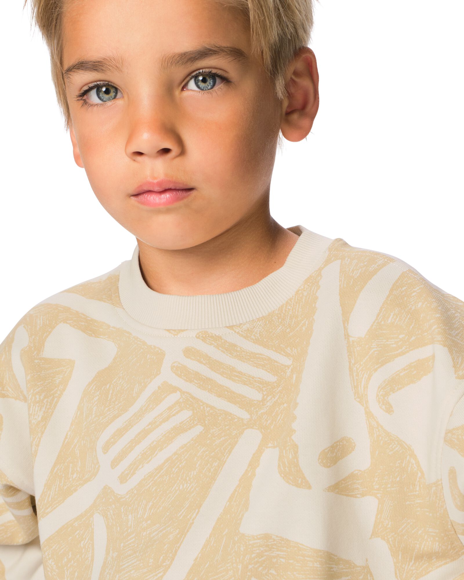 kindertrui gereedschap beige beige - 30722014BEIGE - HEMA