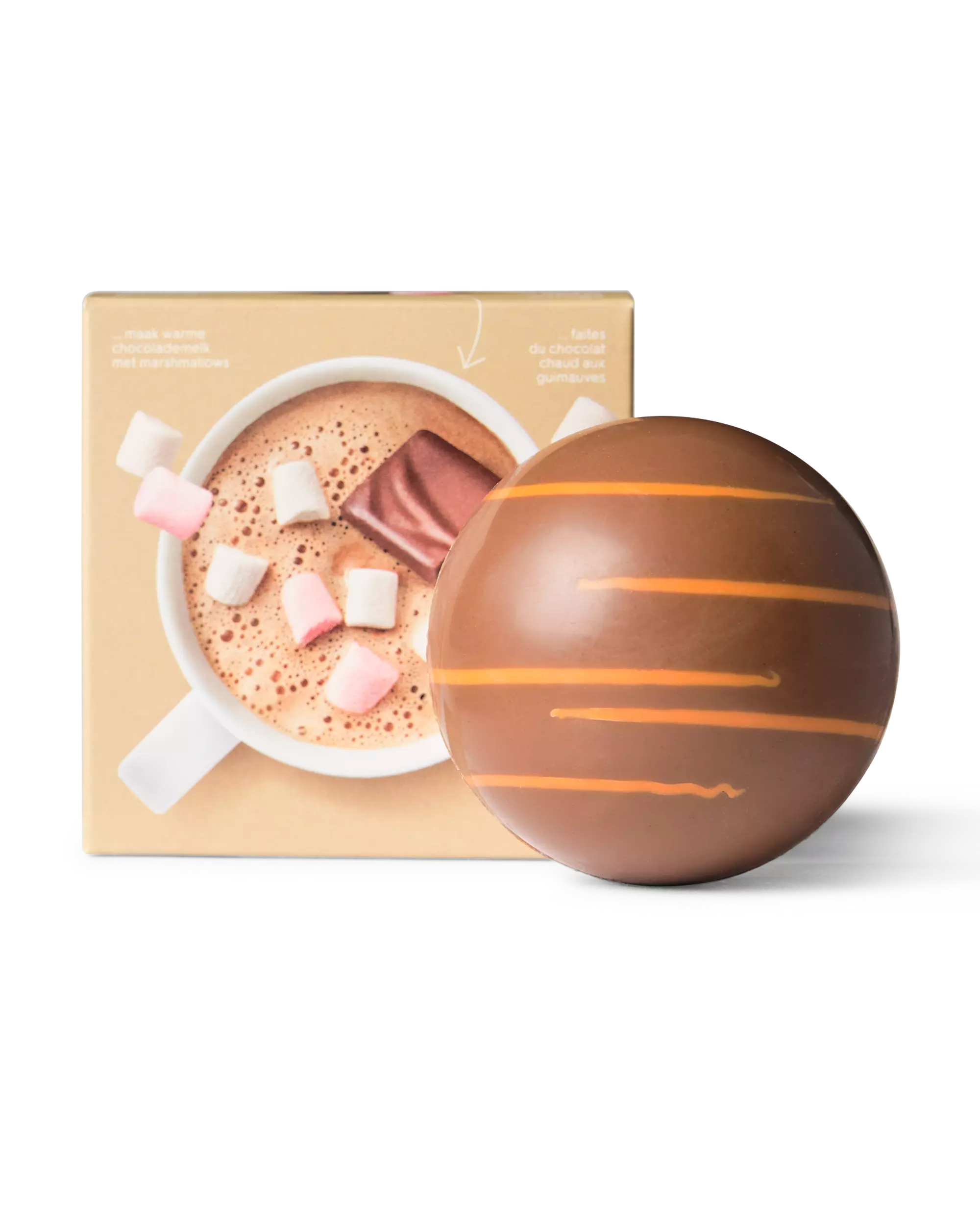 melkchocolade chocobomb karamel zeezout 45g