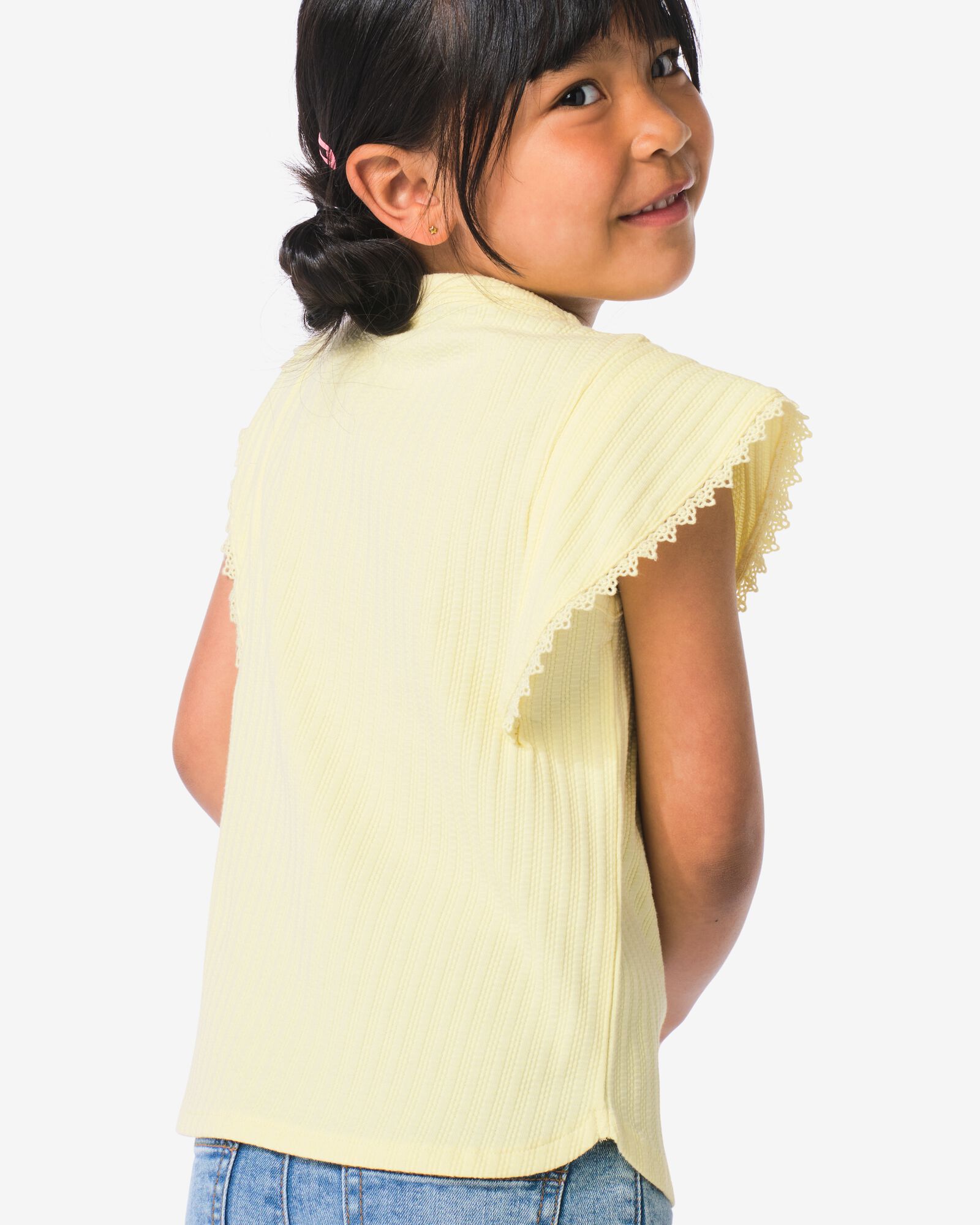 t-shirt enfant jaune p&acirc;le - 30829006LIGHTYELLOW - HEMA