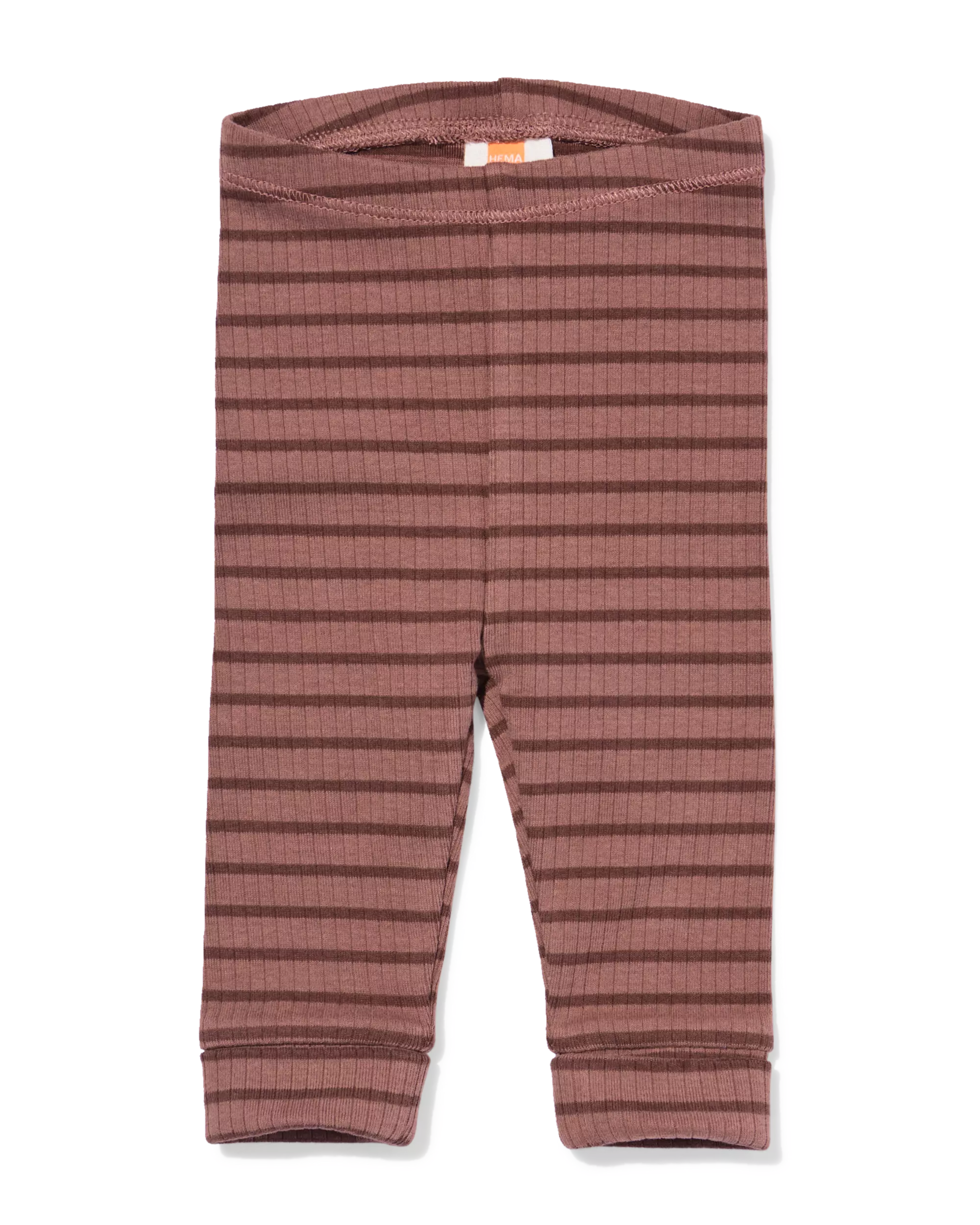 legging nouveau-né ajusté côtelé rayures