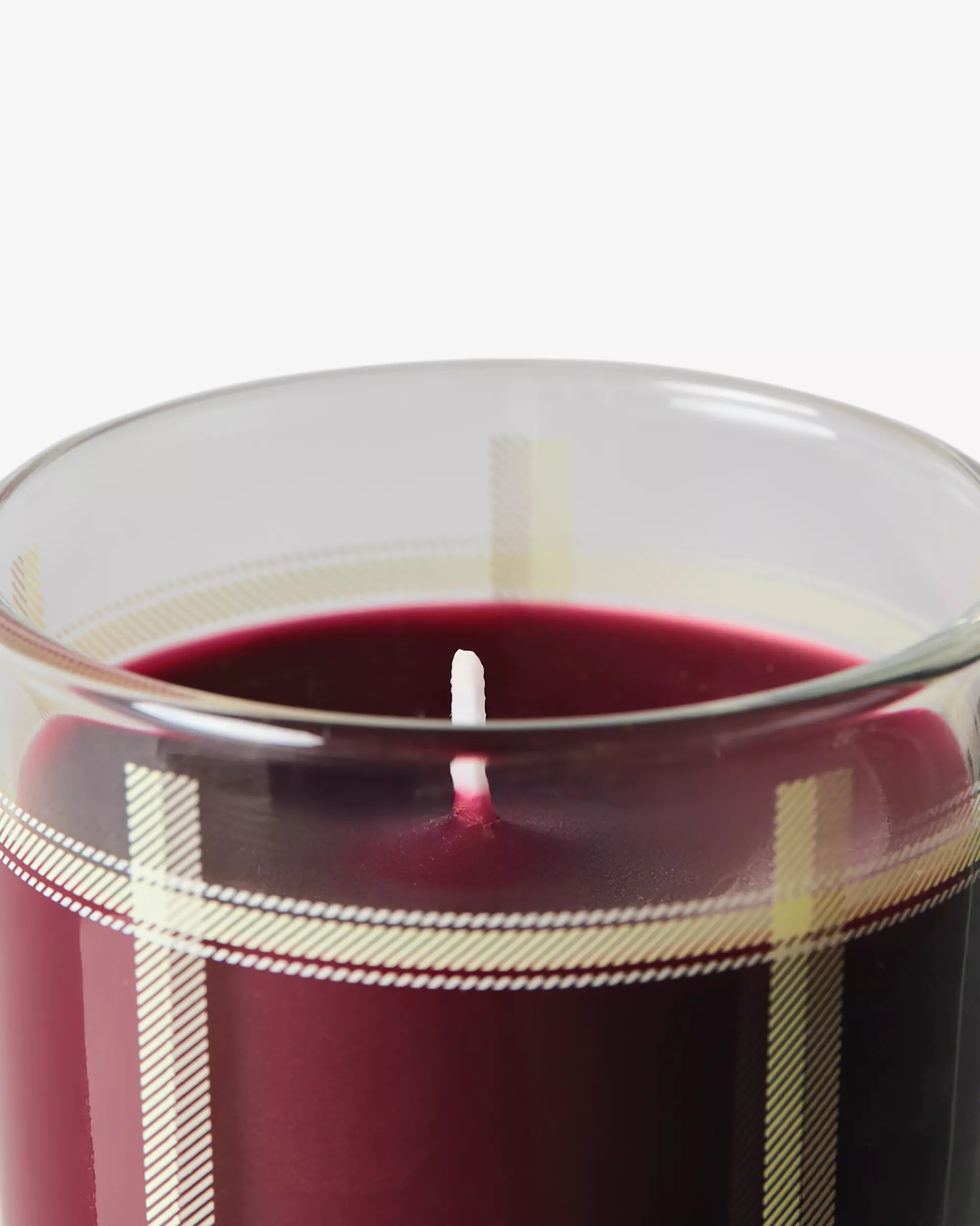 bougie parfumée ⌀7x8cm verre losanges crème brûlée