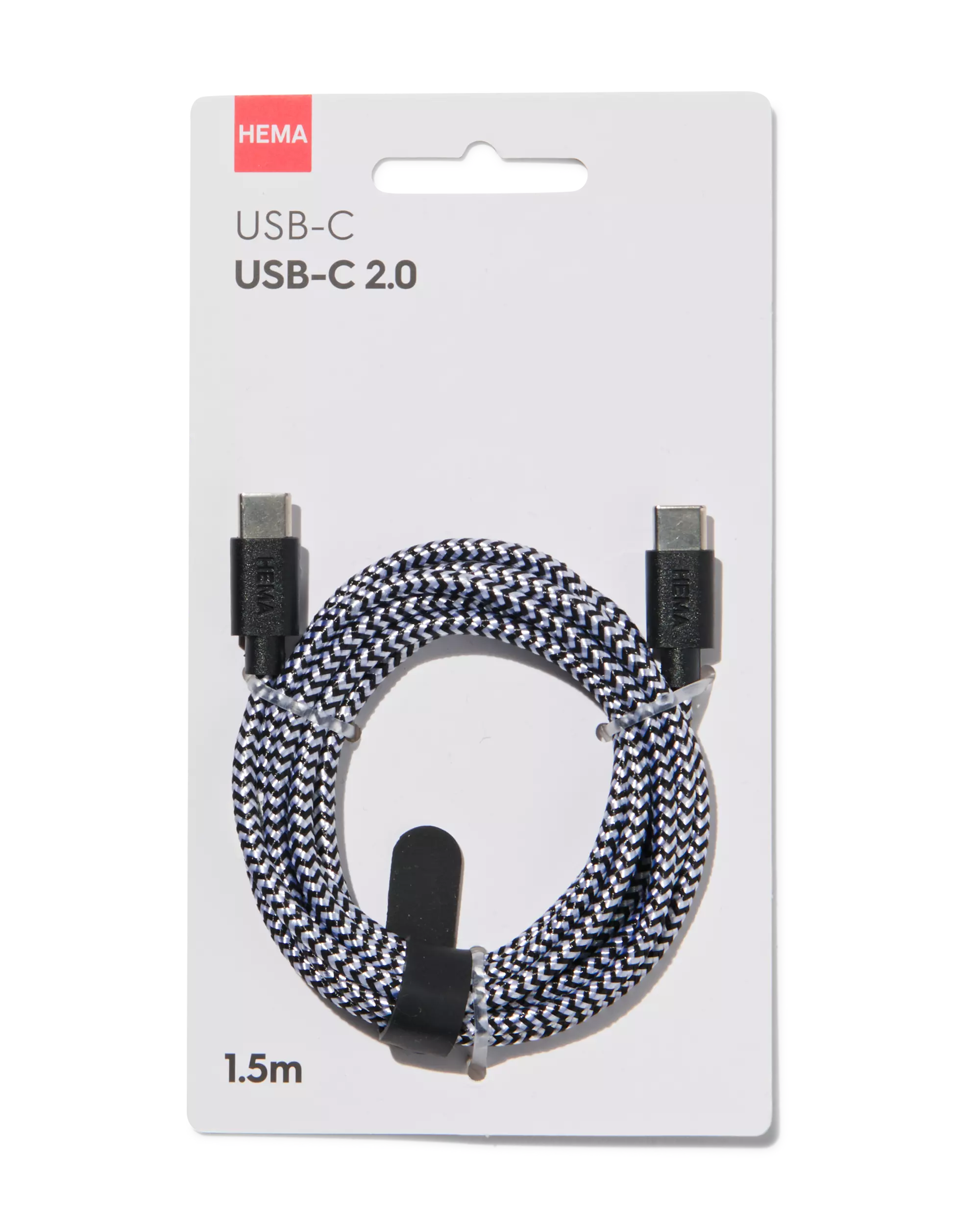 câble chargeur USB-C/USB-C 2.0 1.5m