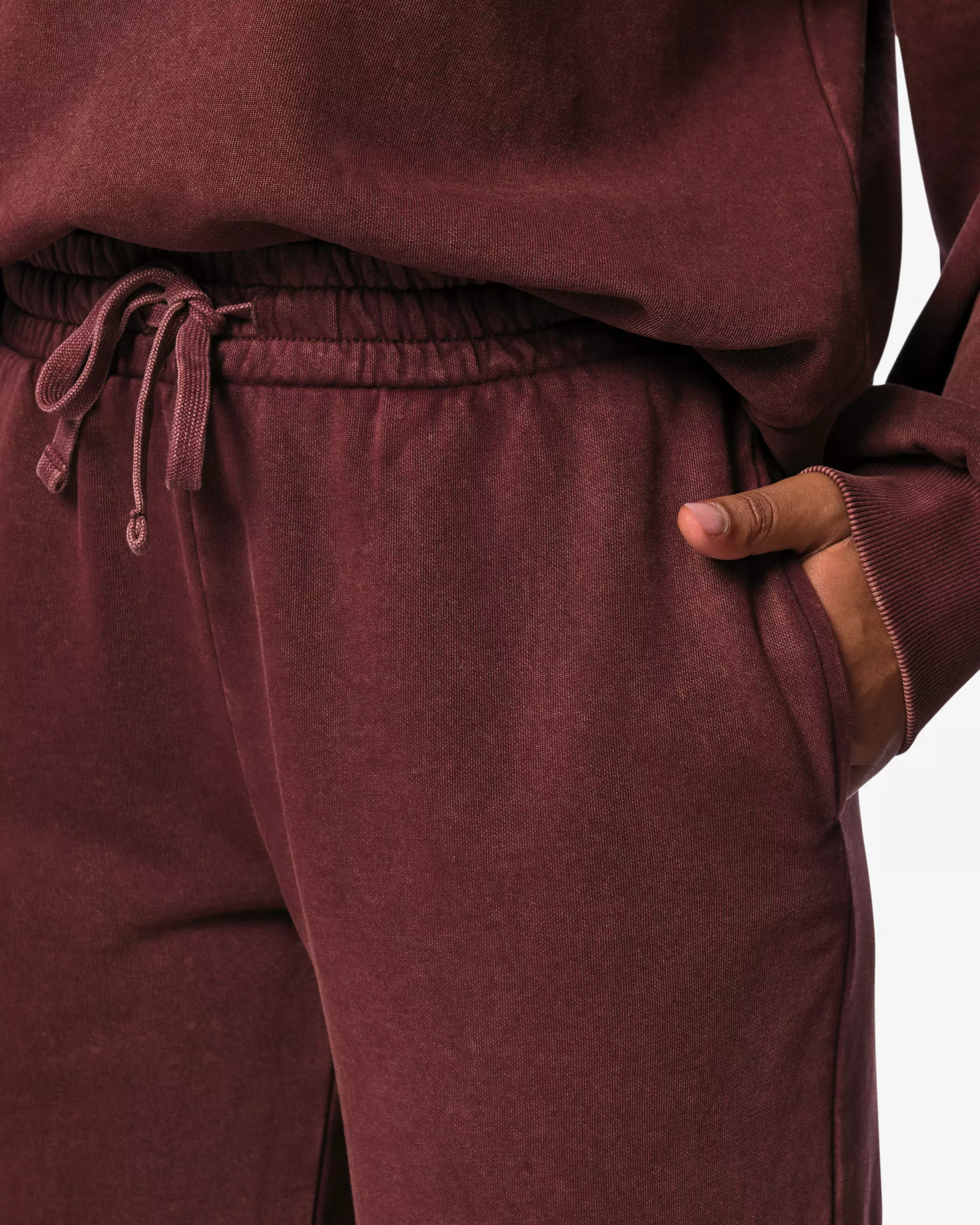pantalon de jogging femme coupe décontractée en jersey