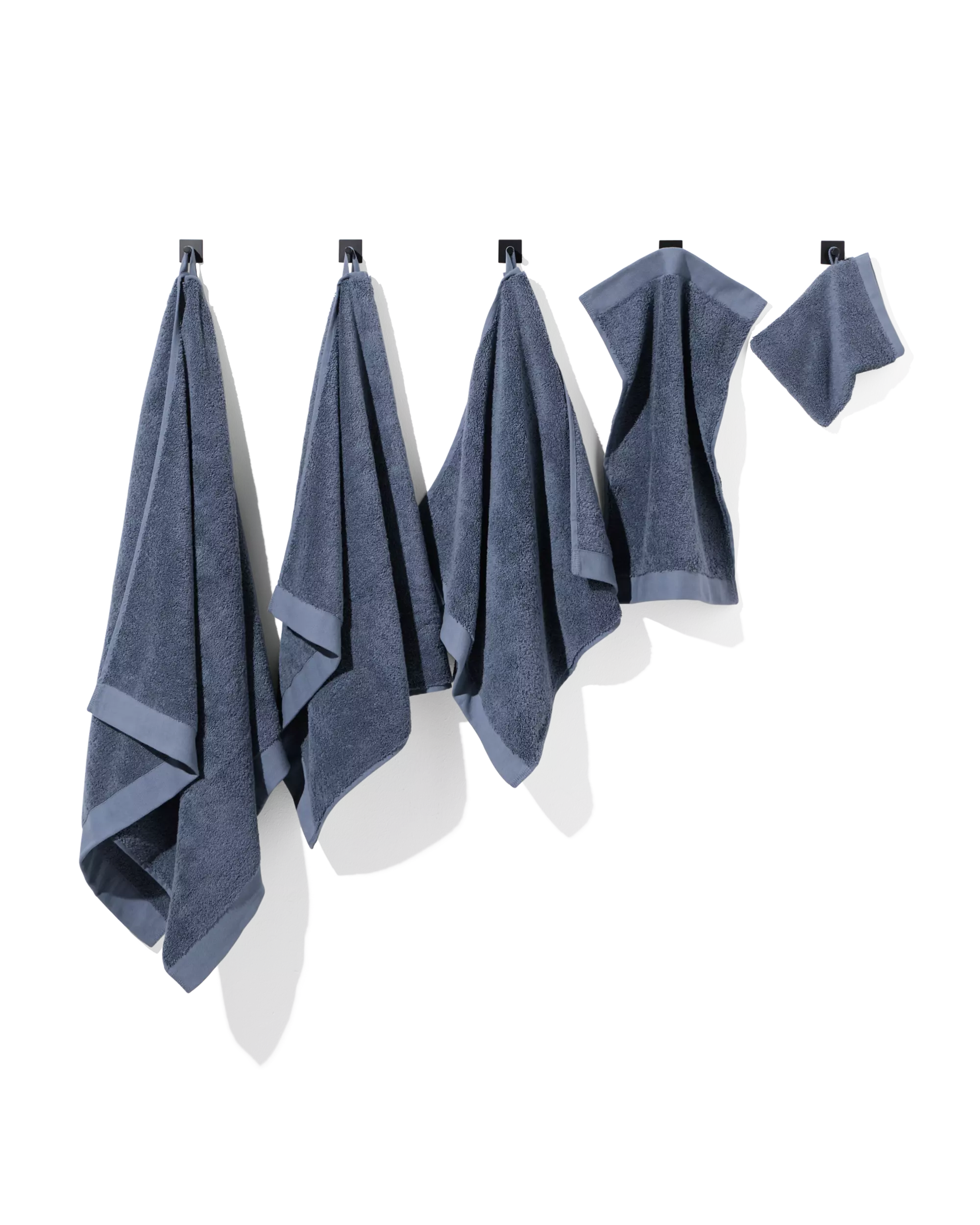 gastendoek 33x50 hotelkwaliteit extra zacht middenblauw