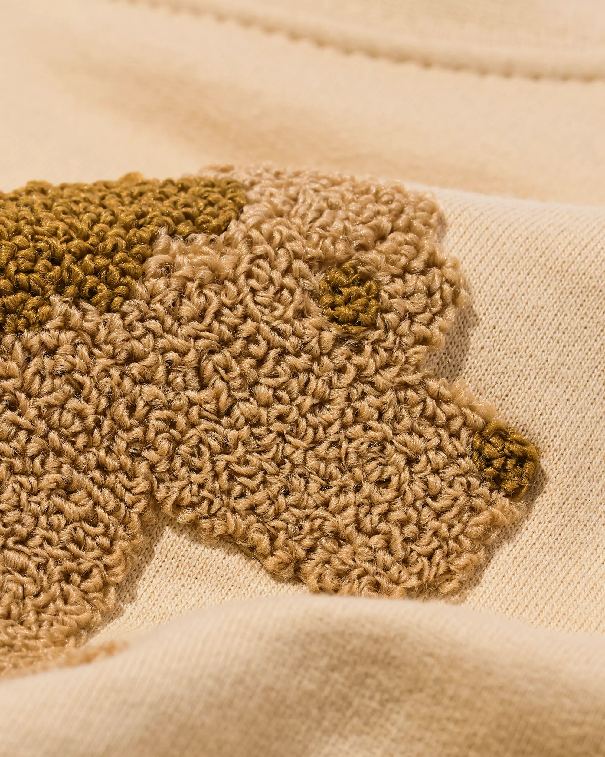 ensemble bébé tissu molleton chien