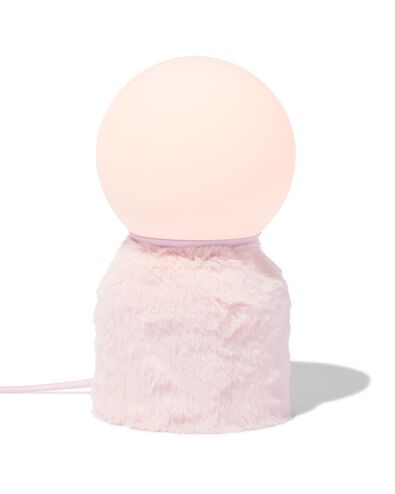 lampe de table 12,5 x 12,5 x 22,5 cm duveteuse - 61102454 - HEMA