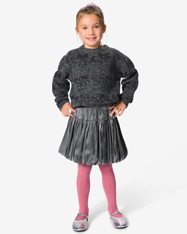 kinderrok wide fit zilver zilver - 30895806SILVER - HEMA