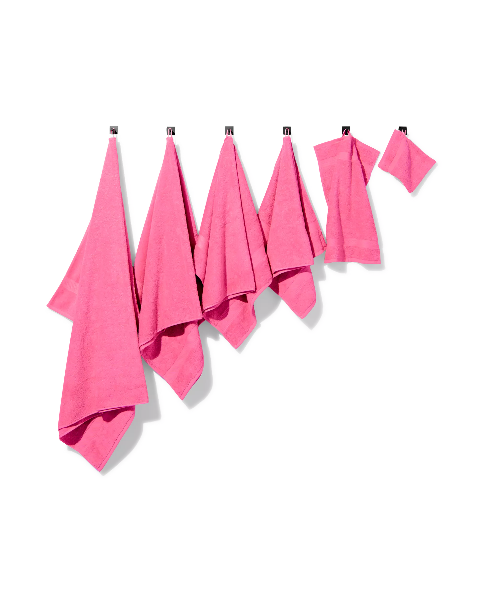 washandje 16x21cm zware kwaliteit fuchsia