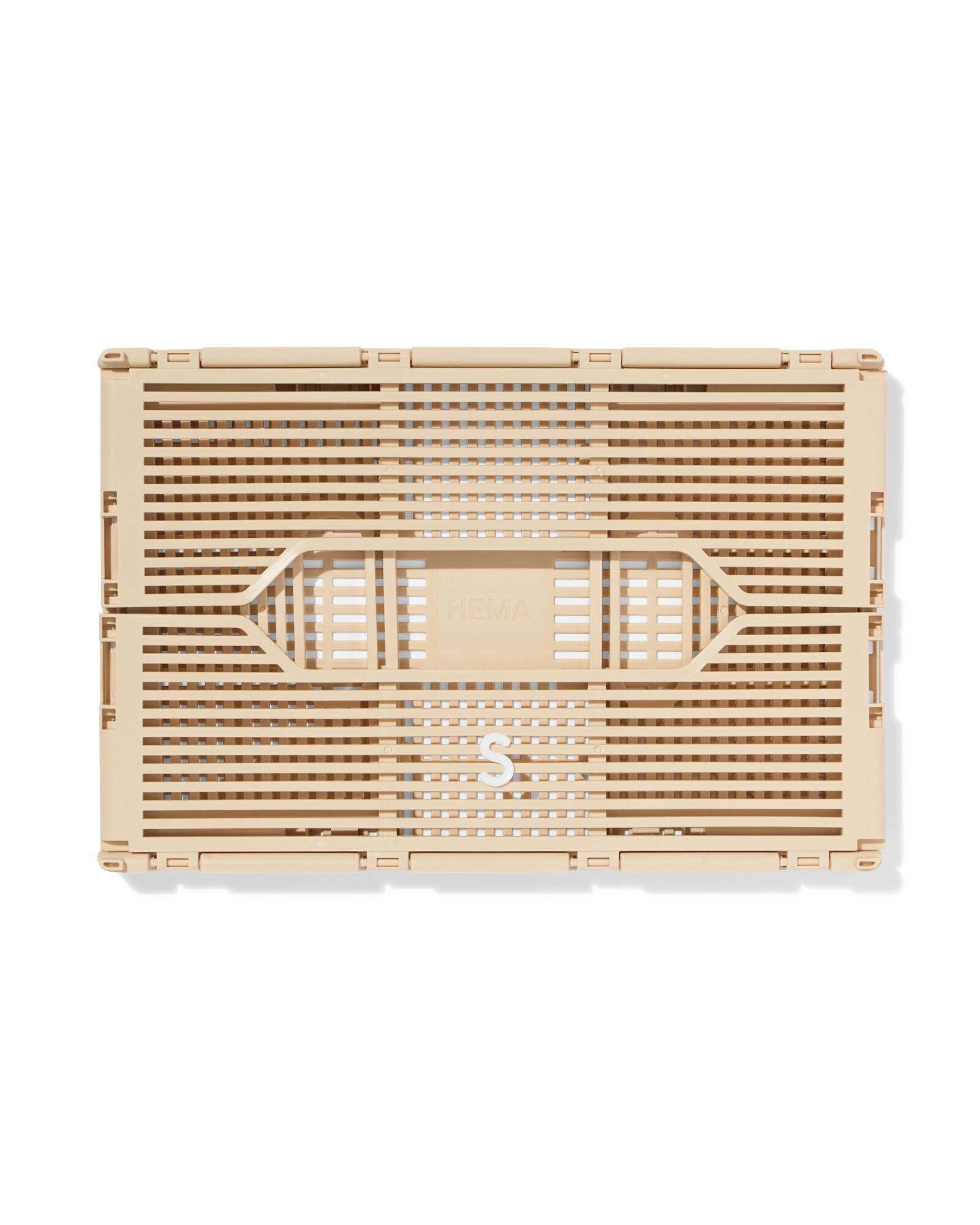 caisse pliable &agrave; lettres recycl&eacute;e S beige beige S  20 x 30 x 11,5 - 39800026 - HEMA