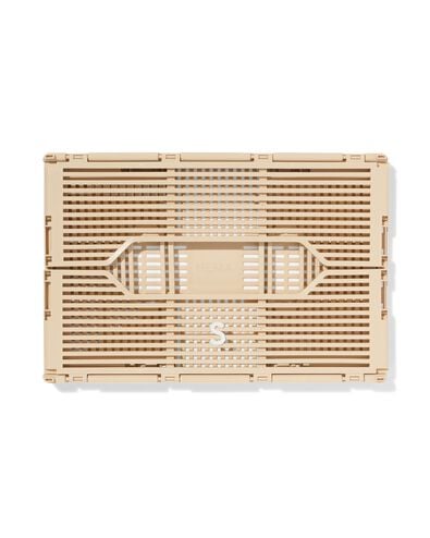 caisse pliable &agrave; lettres recycl&eacute;e S beige beige S  20 x 30 x 11,5 - 39800026 - HEMA