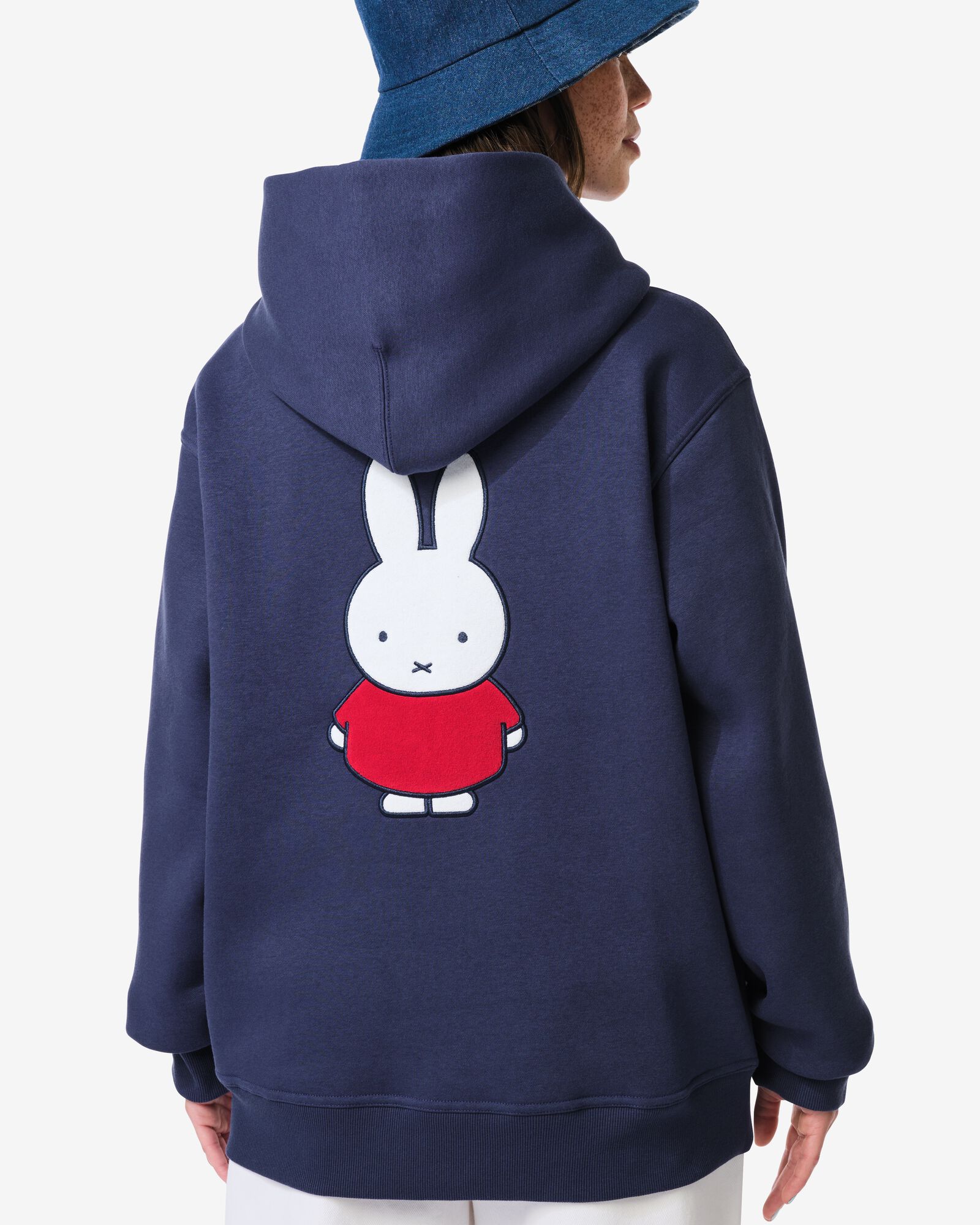 Miffy-Hoodie f&uuml;r Erwachsene, Gr&ouml;&szlig;e M blau M - 14990170 - HEMA