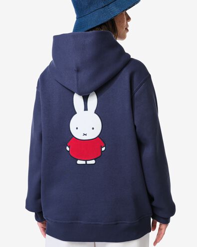 Miffy-Hoodie f&uuml;r Erwachsene, Gr&ouml;&szlig;e M blau M - 14990170 - HEMA