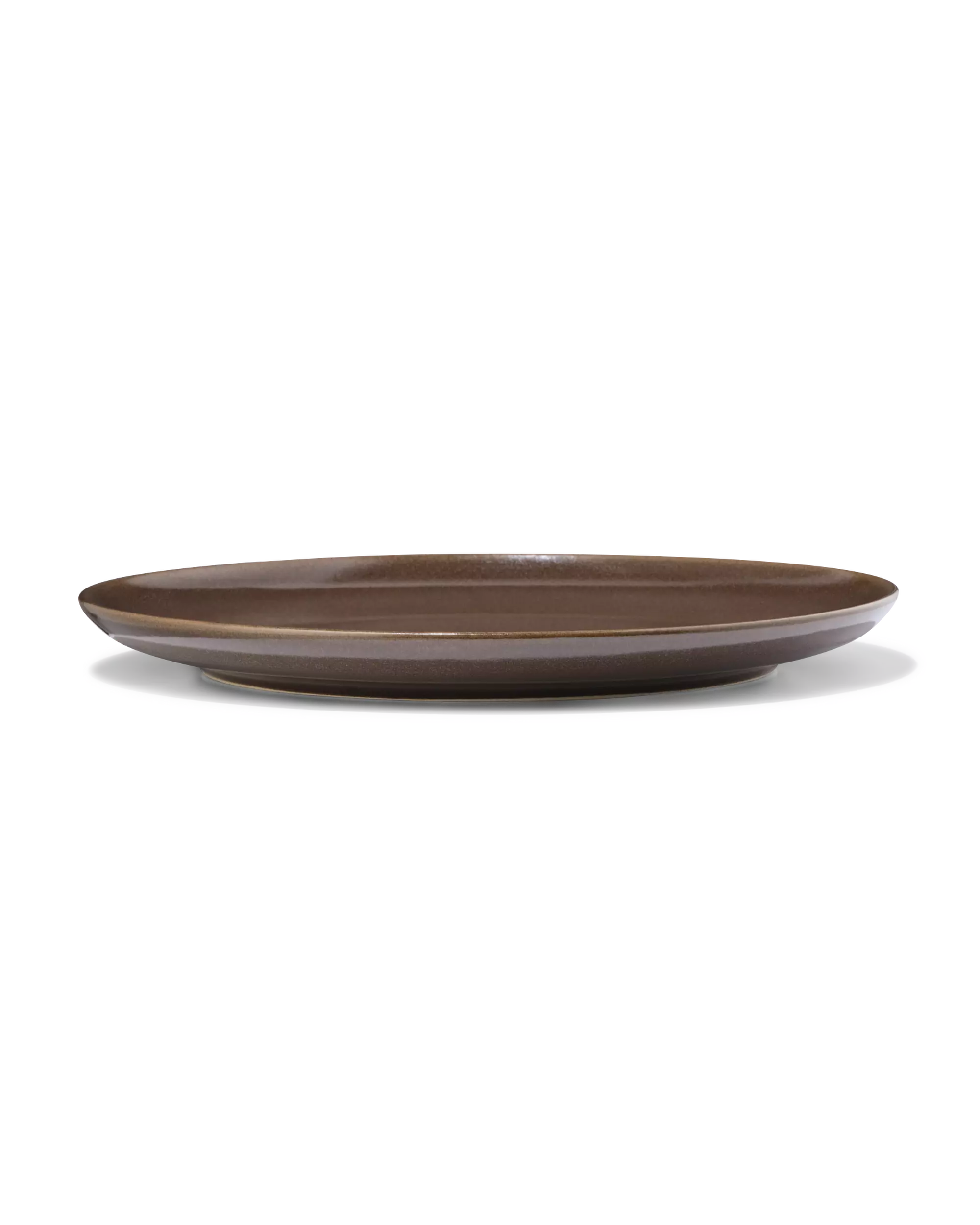 dinerbord Ø26cm Puur aardewerk donkerbruin