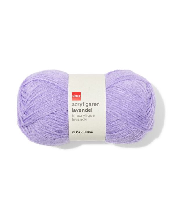acryl garen 100g 250m lavendel