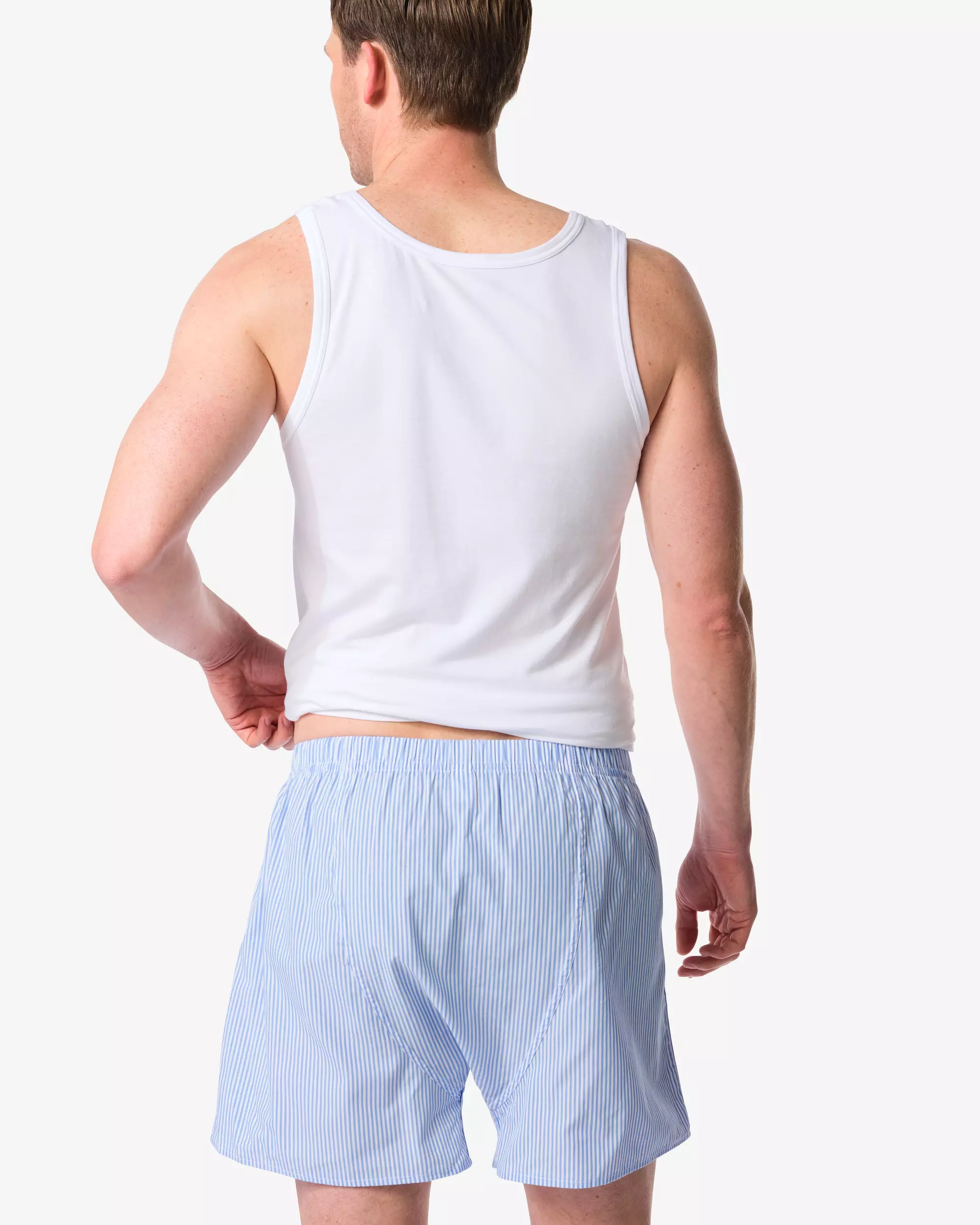 boxer homme ample rayures
