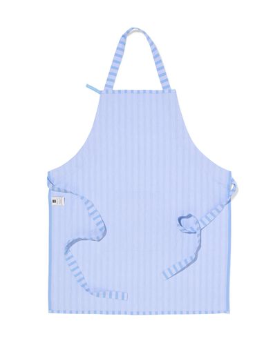 tablier coton gris-bleu - 5460003 - HEMA