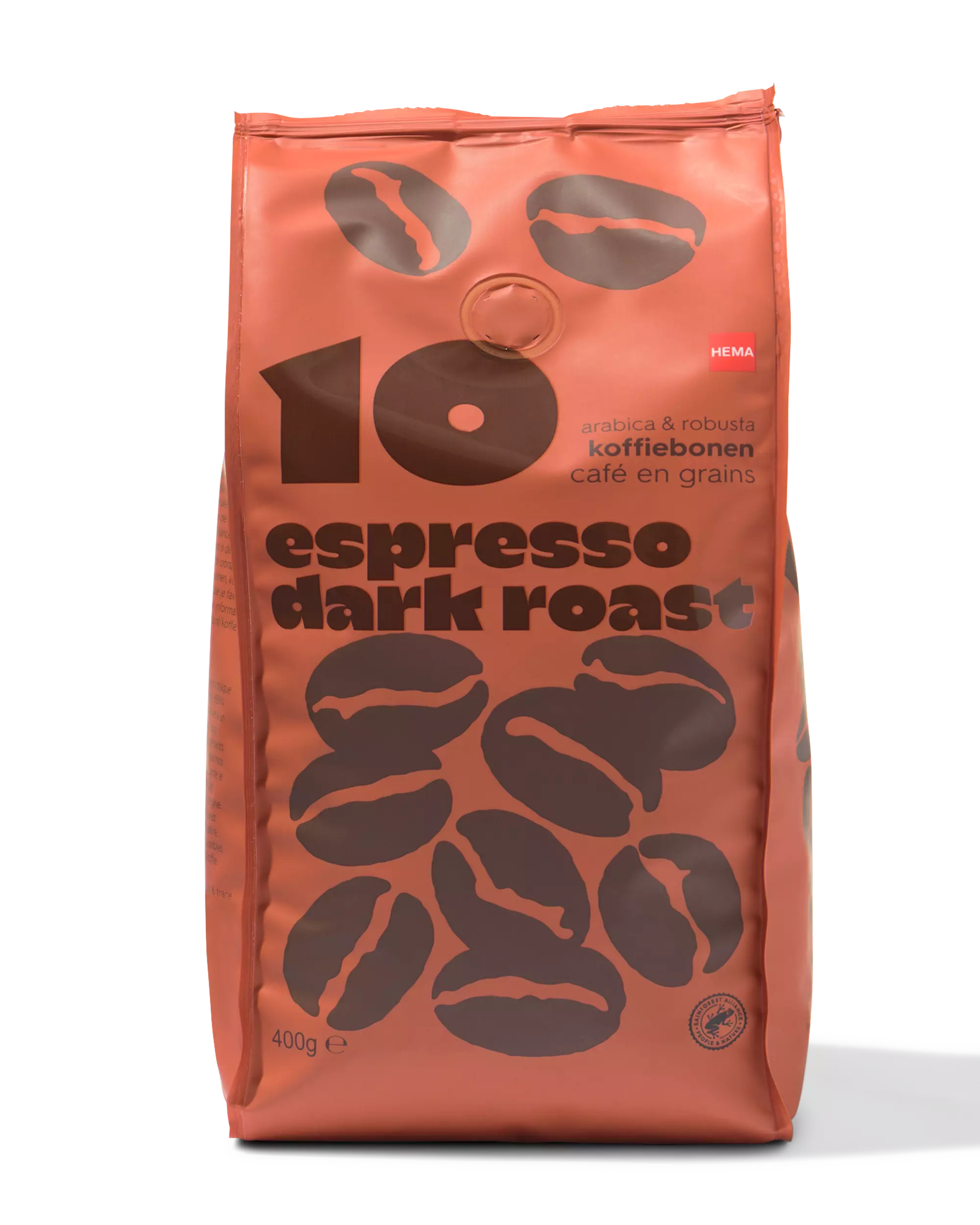 café en grains espresso dark roast 400g