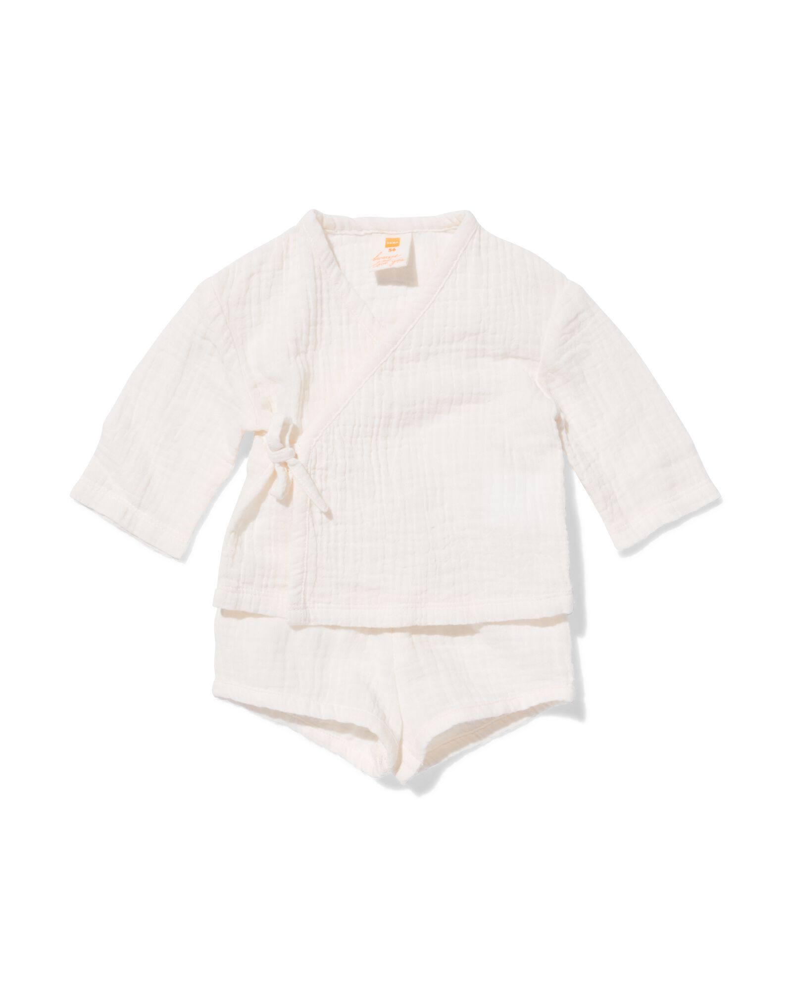 ensemble v&ecirc;tements nouveau-n&eacute; mousseline blanc cass&eacute; - 33455320OFFWHITE - HEMA