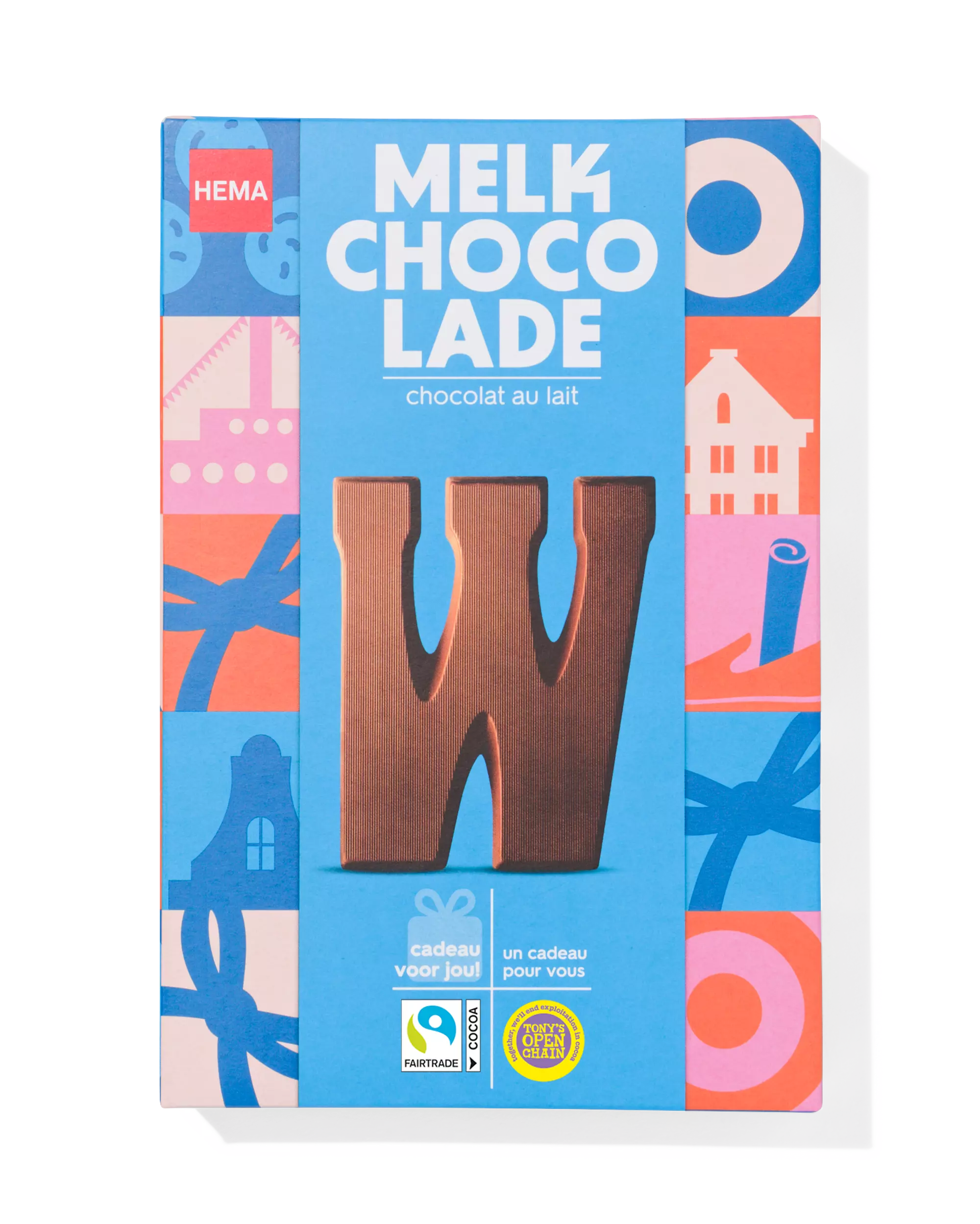 chocoladeletter melk W 140g