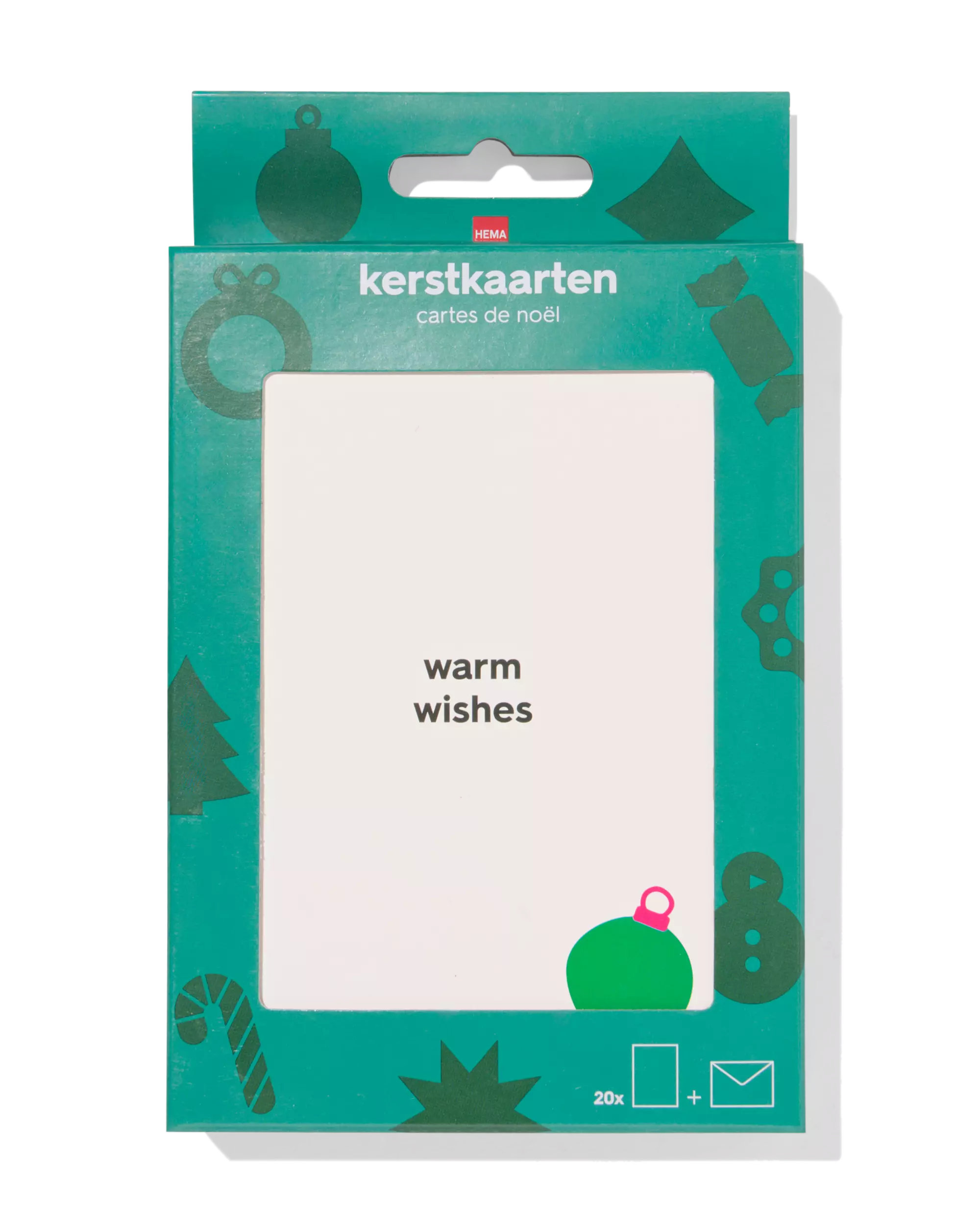 cartes de Noël 14,5x10,4 - 20 pièces