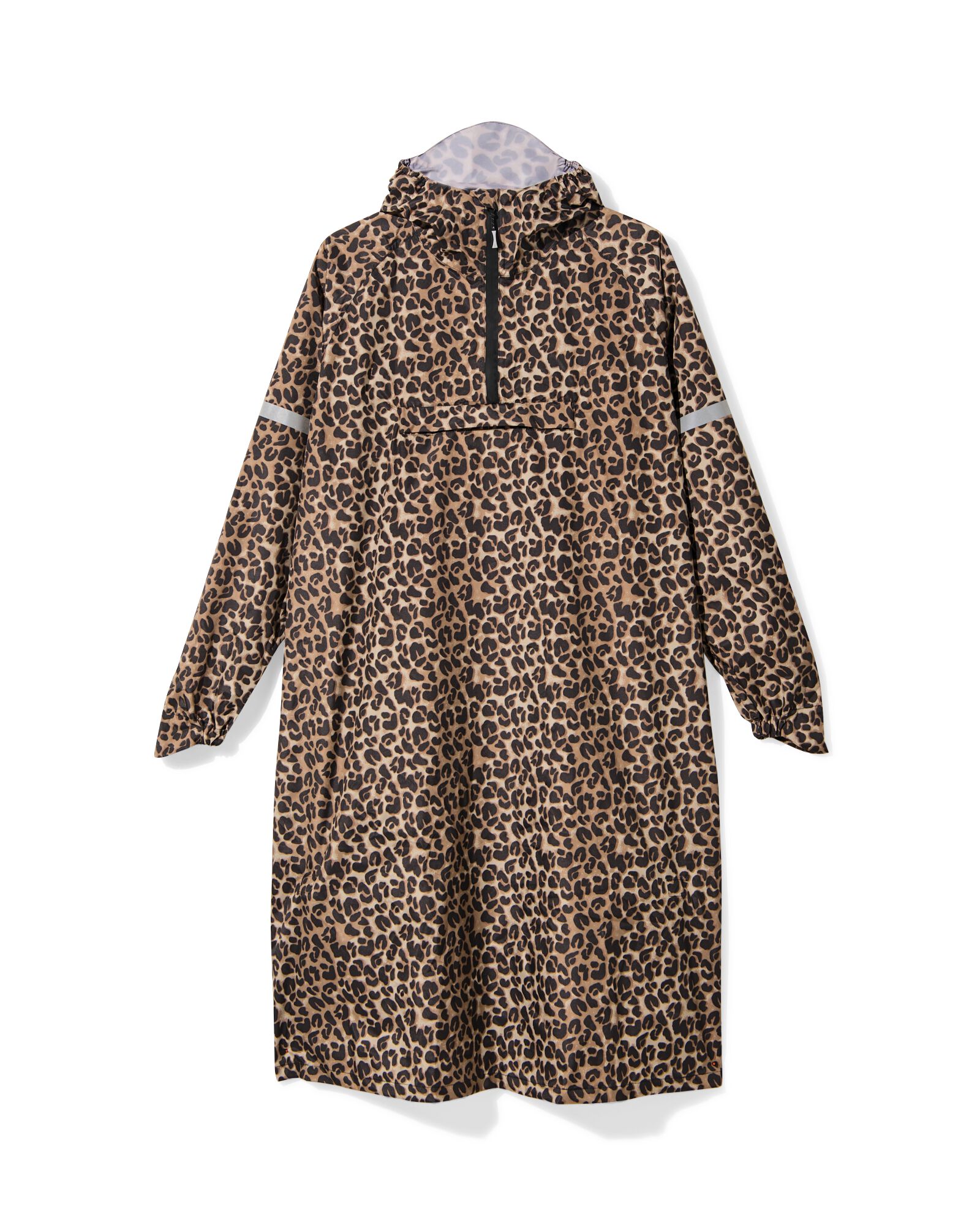 regenponcho voor volwassenen luipaard multi multi - 34440185MULTI - HEMA