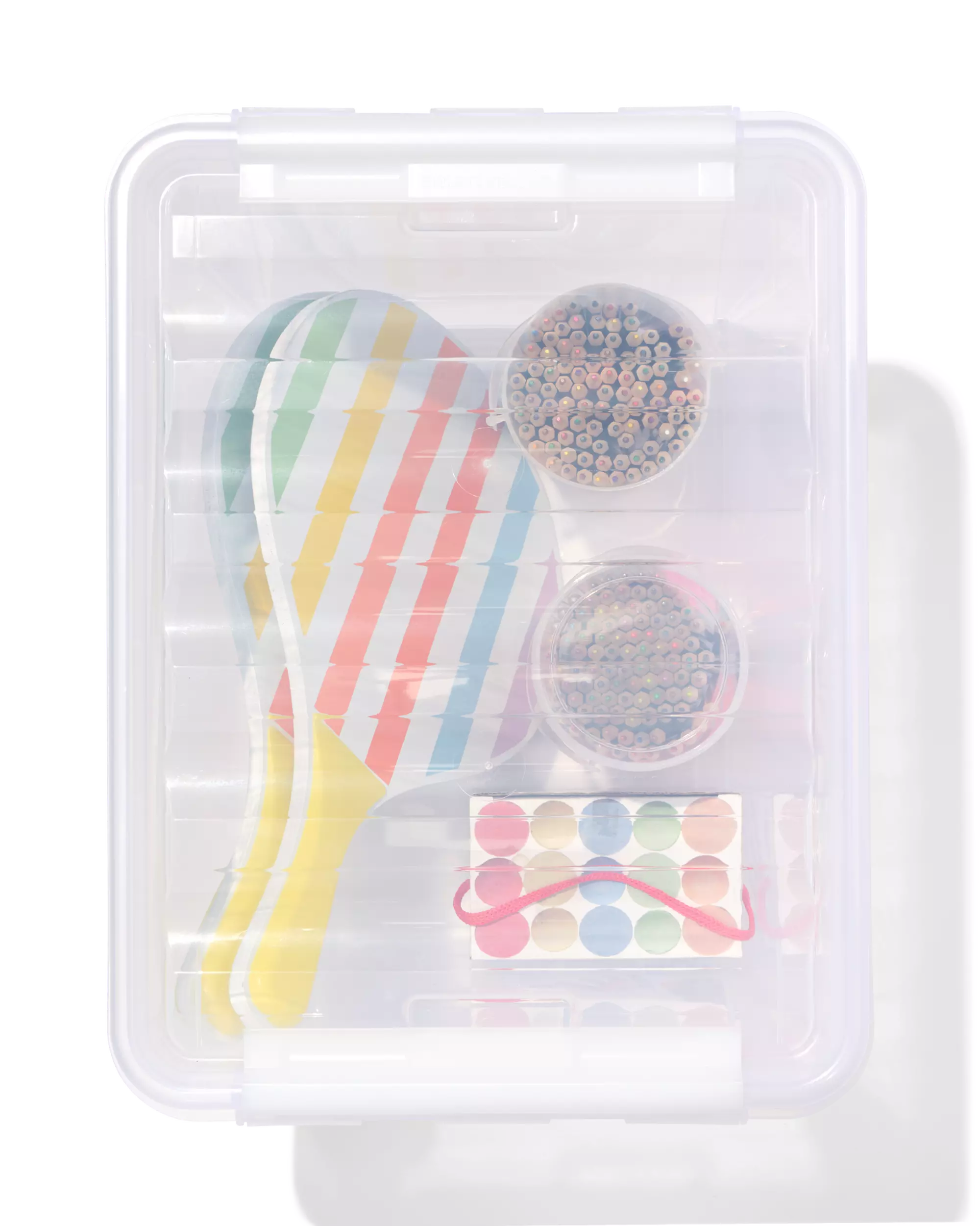 opbergbox 25L Madrid transparant 40x30x32