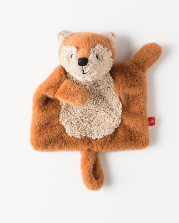 knuffeldoekje 27x20cm vos - 15300148 - HEMA