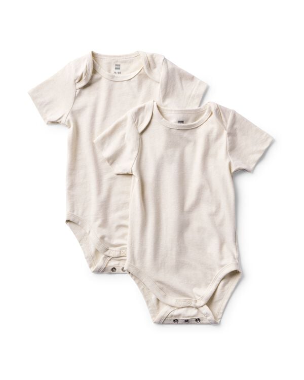 bodys &eacute;volutifs - 2 pi&egrave;ces beige beige - 33310460BEIGE - HEMA
