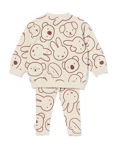 Miffy-Babybekleidungsset, aus Sweatstoff ecru ecru - 33007780ECRU - HEMA