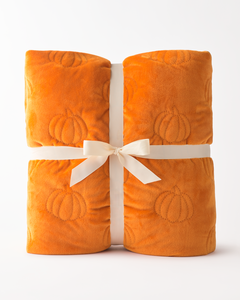 couverture douillette citrouille