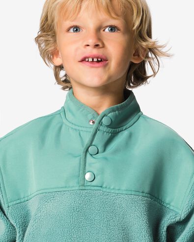pull enfant polaire vert vert - 30730801GREEN - HEMA