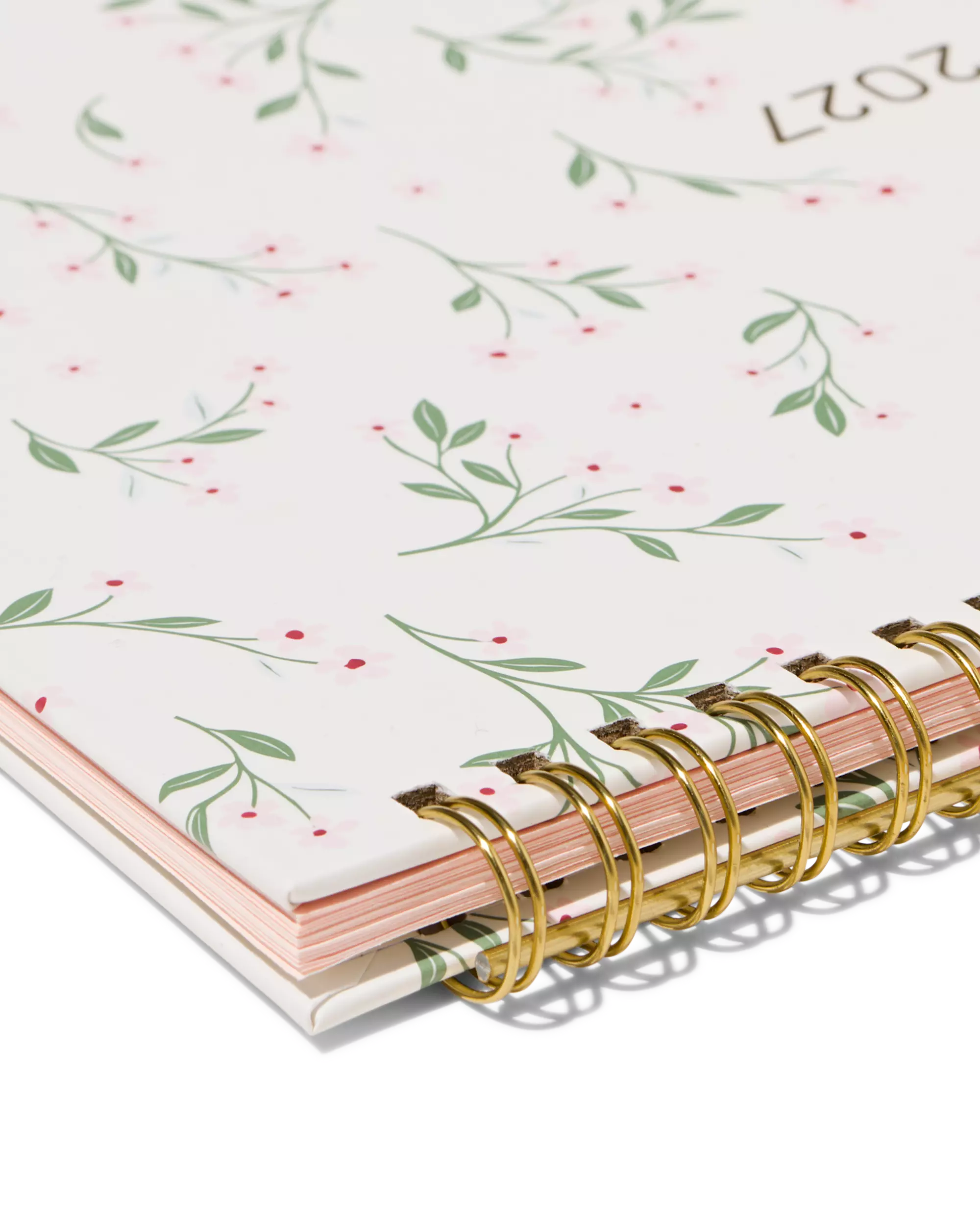calendrier hebdomadaire 2027 23x23cm fleurs