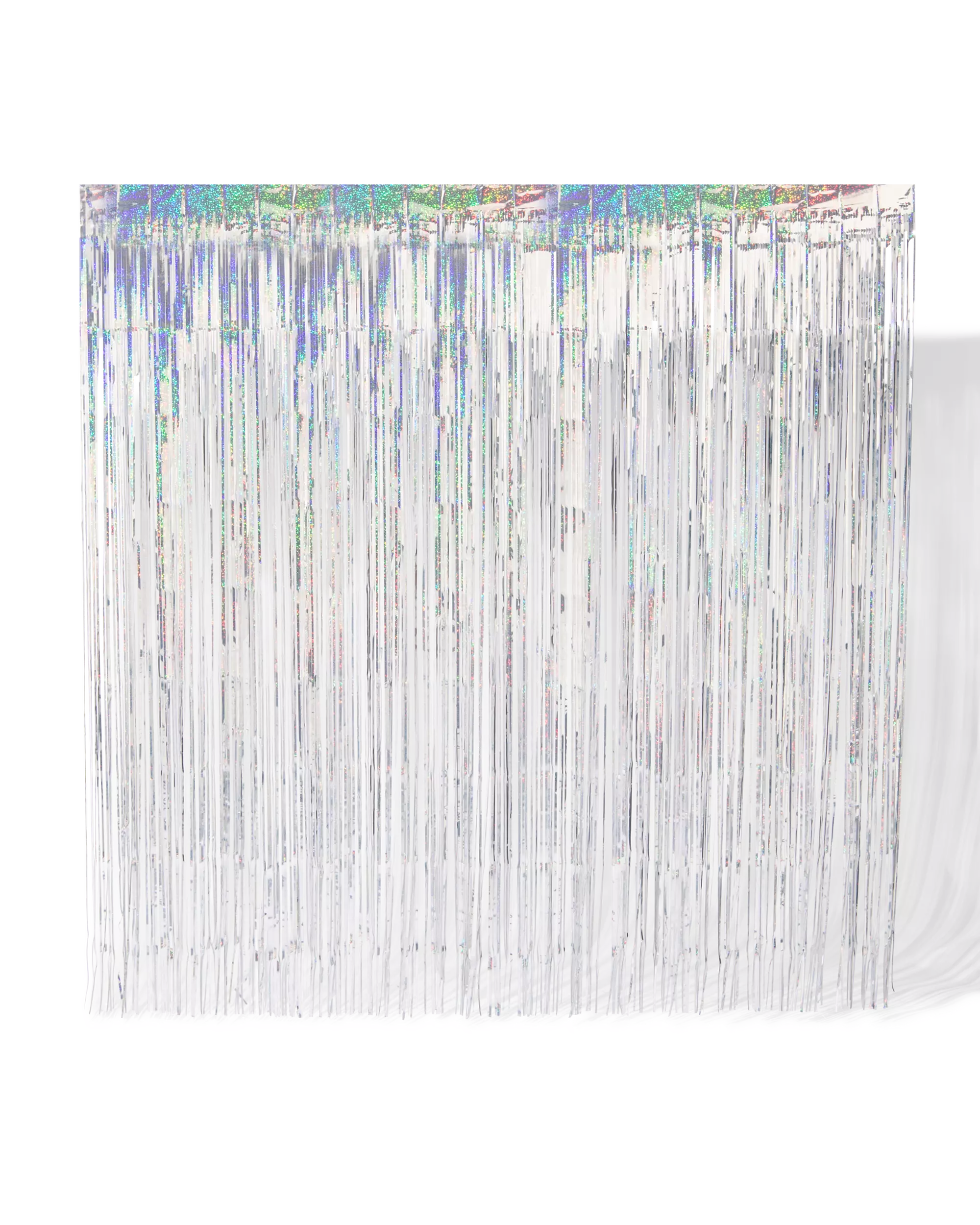 rideau pailleté 200cm argenté