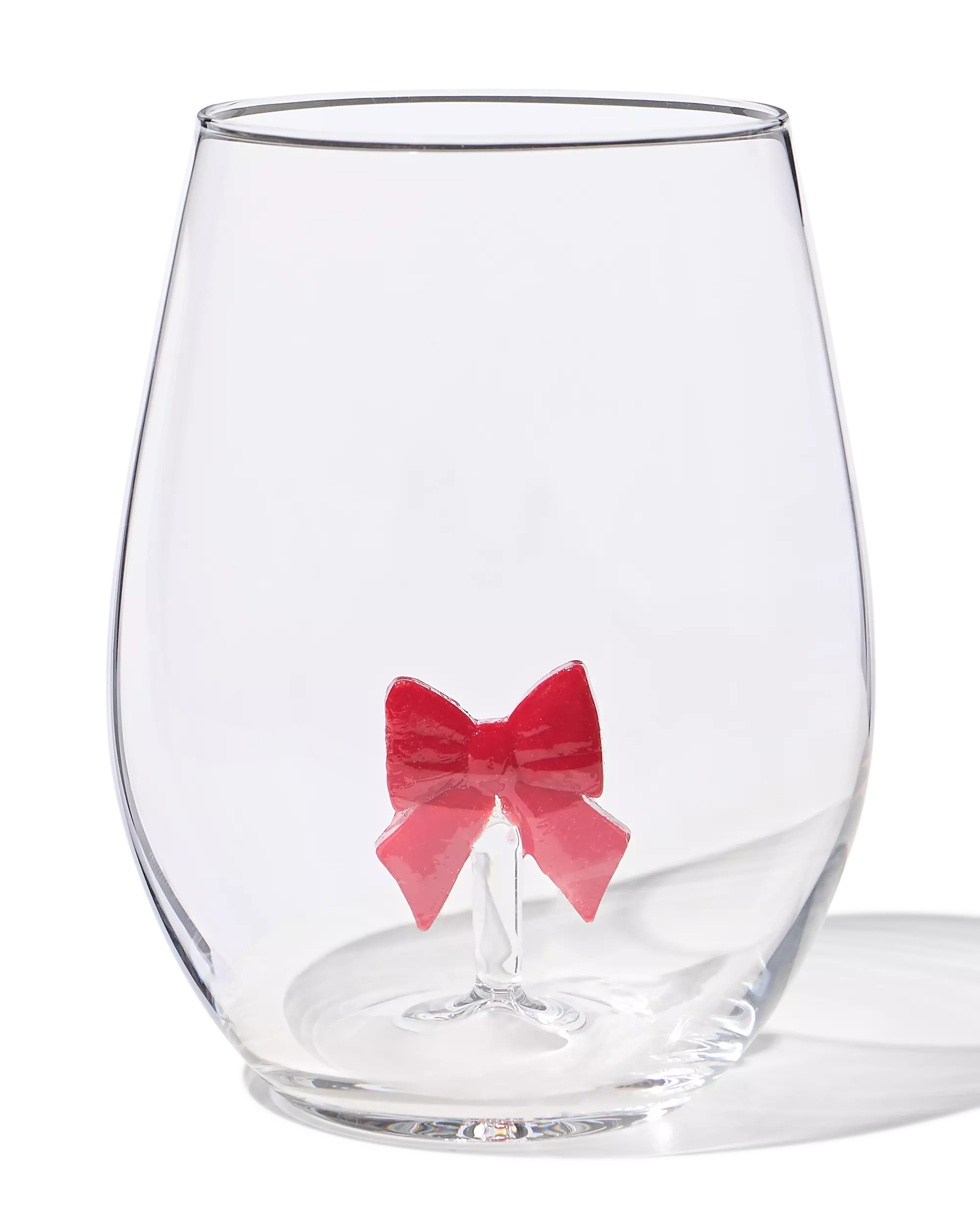 waterglas 550ml met figuur strik