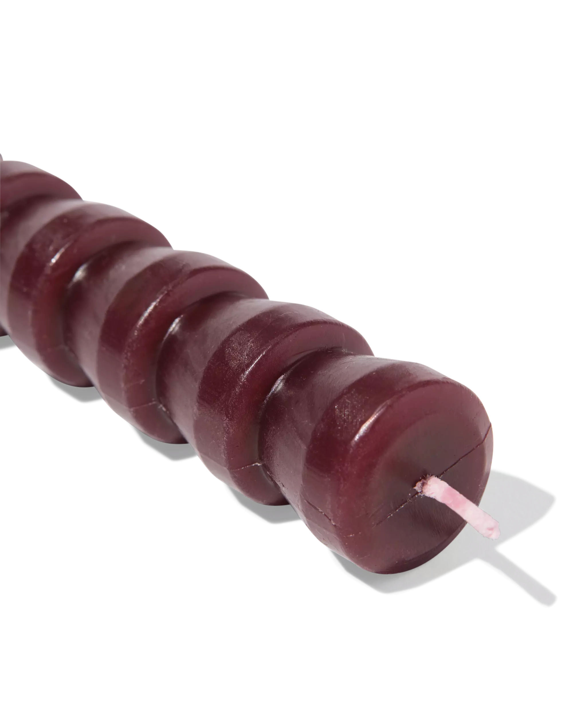 bougie longue ⌀2,2x25cm diabolo rouge foncé