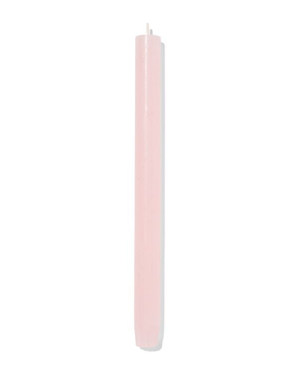 bougies rustiques rose p&acirc;le rose p&acirc;le - 13504016LIGHTPINK - HEMA