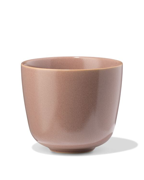 mug &agrave; cappuccino 325ml Puur fa&iuml;ence taupe - 80660323 - HEMA