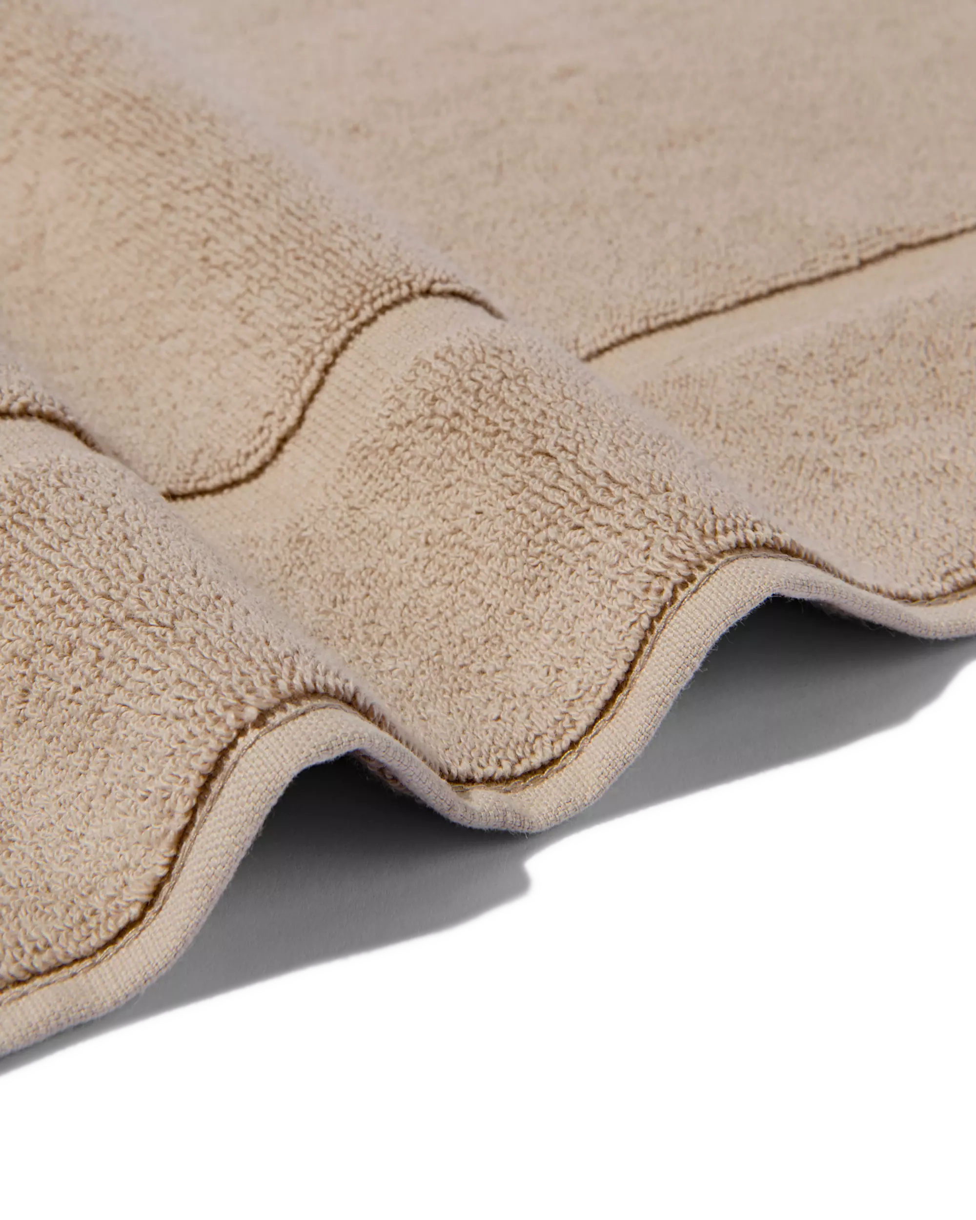 badmat 50x85 zware kwaliteit taupe