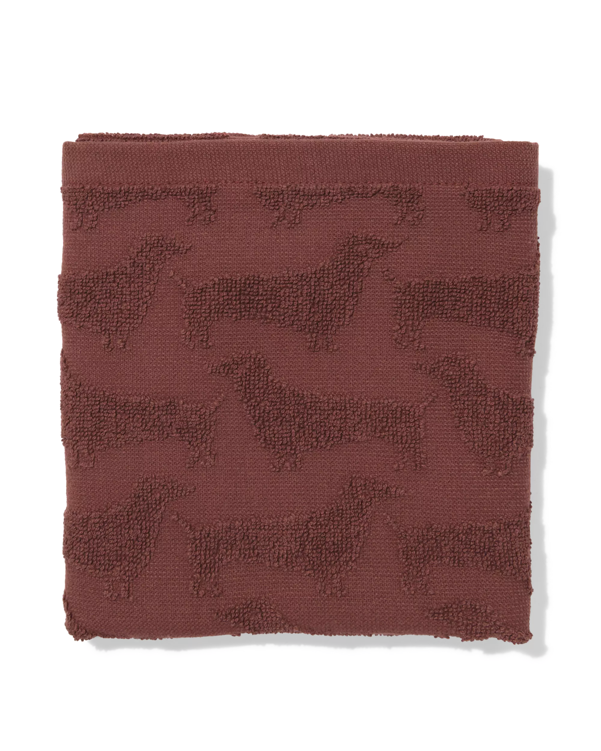 essuie-mains 50x50cm coton chien
