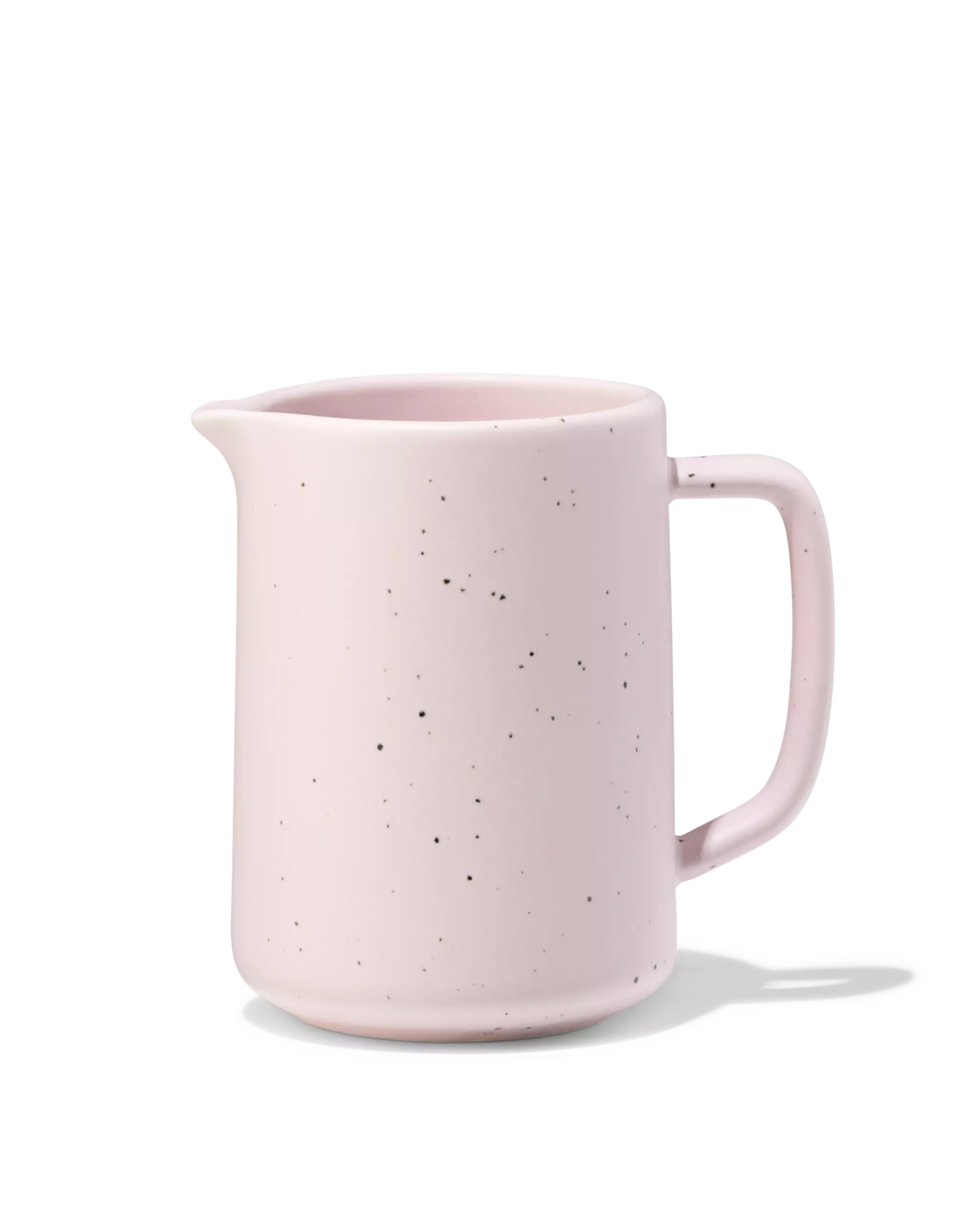 pot à lait 180ml faïence mouchetée rose