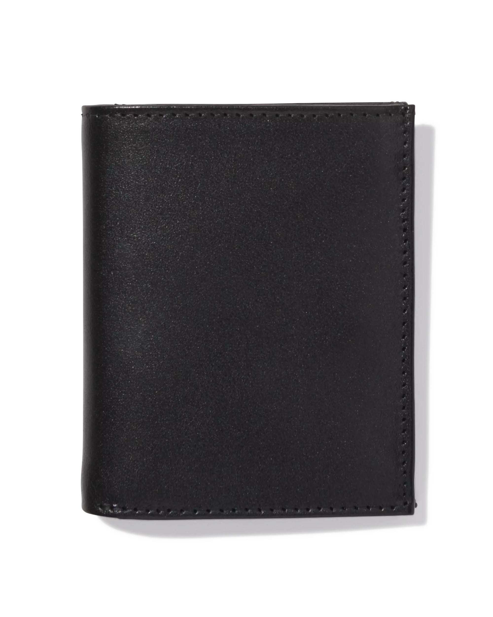 Brieftasche, Hochformat, schwarzes Leder