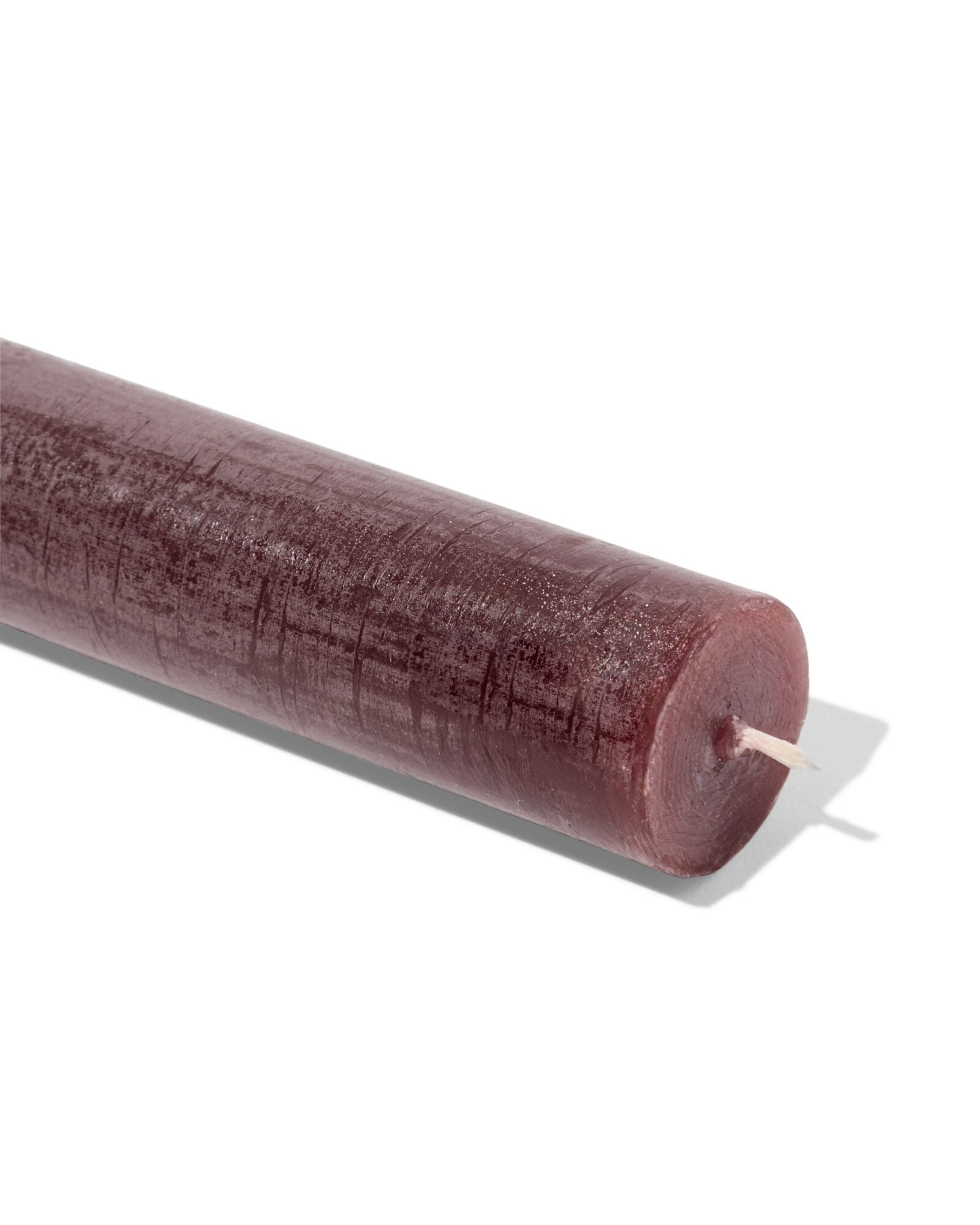 bougie longue rustique &Oslash;2,2x27 cm marron fonc&eacute; marron fonc&eacute; 2.2 x 27 - 13504080 - HEMA