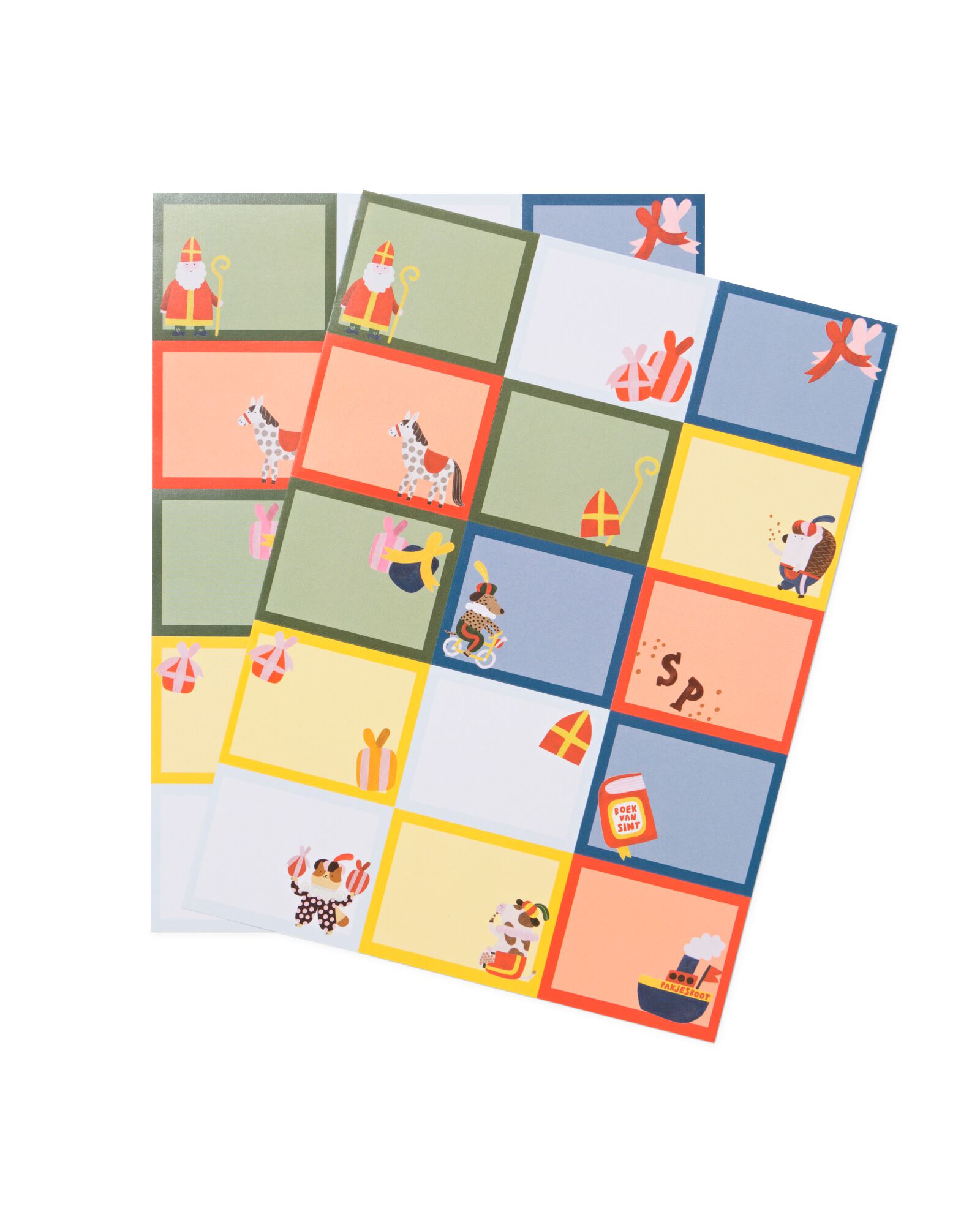 autocollants Saint Nicolas - 30 pi&egrave;ces - 25900094 - HEMA