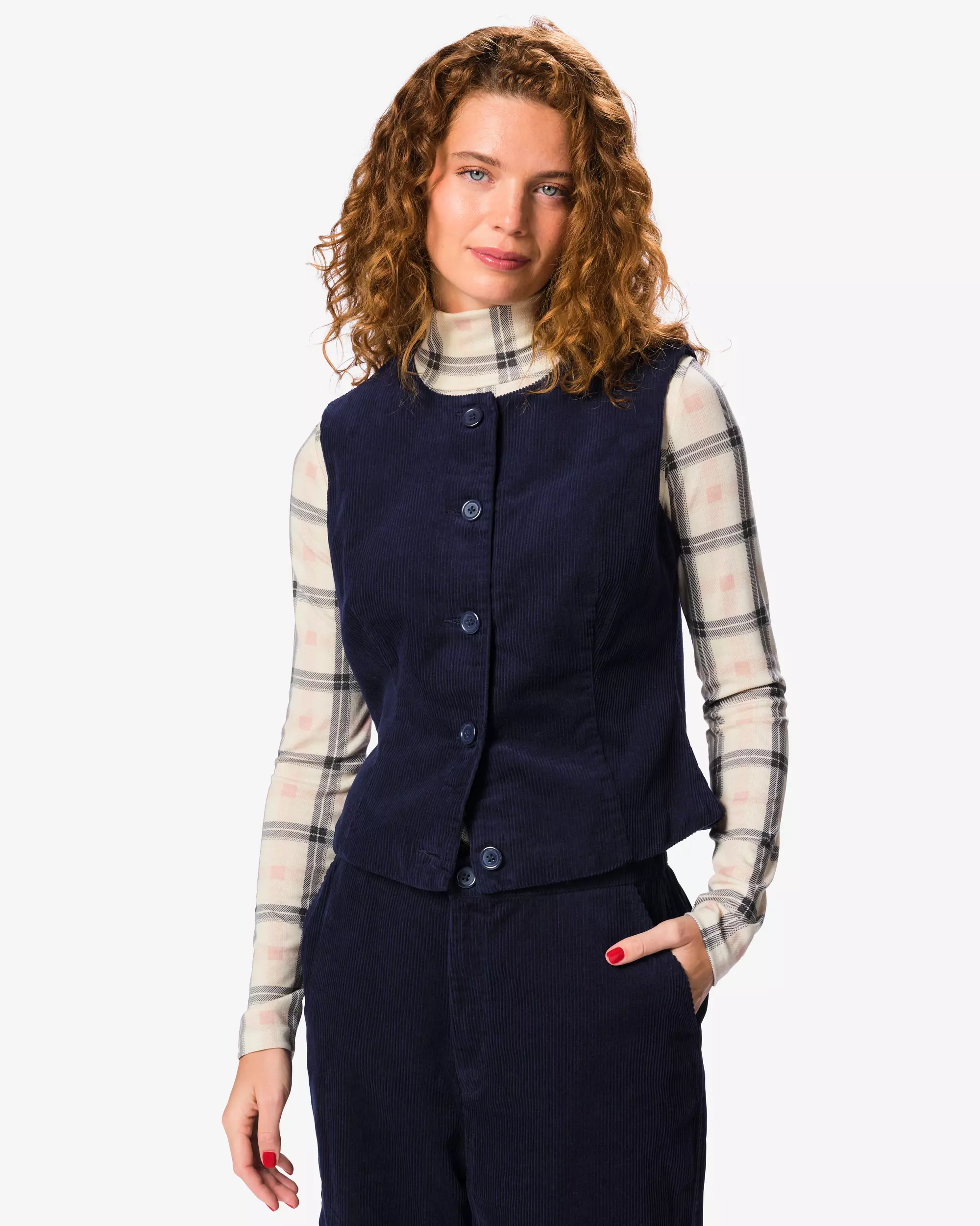 damesgilet rib