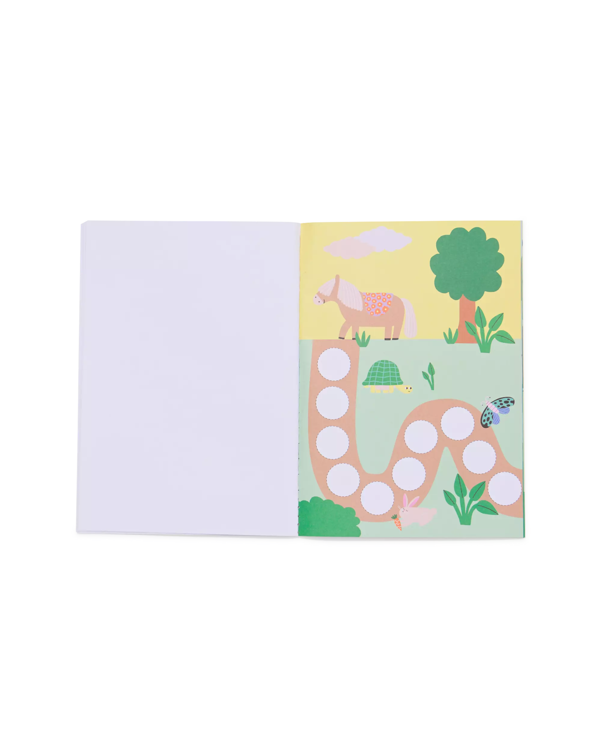 sticker stempel activiteitenboekje dieren