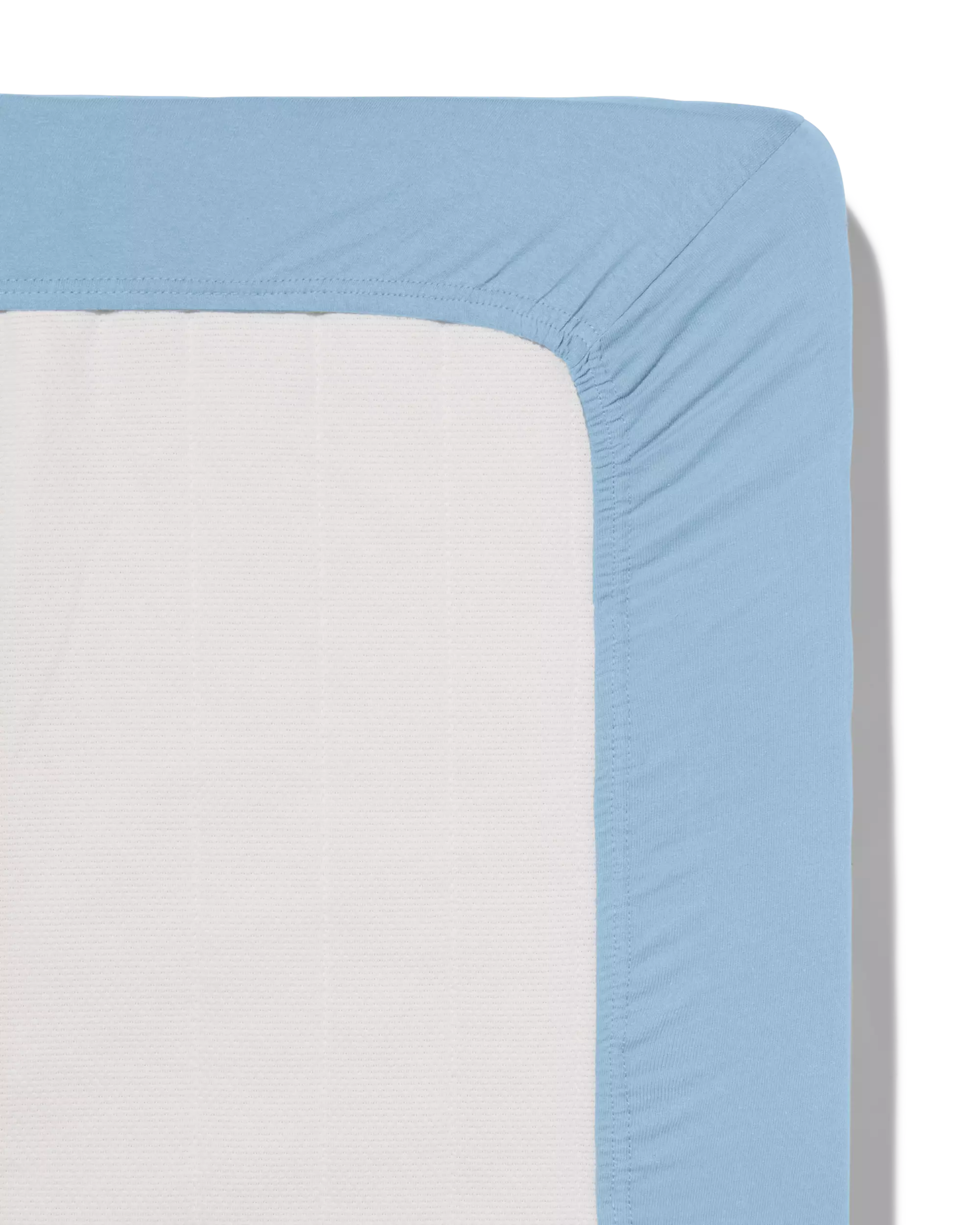 drap-housse enfant jersey 70x150 bleu