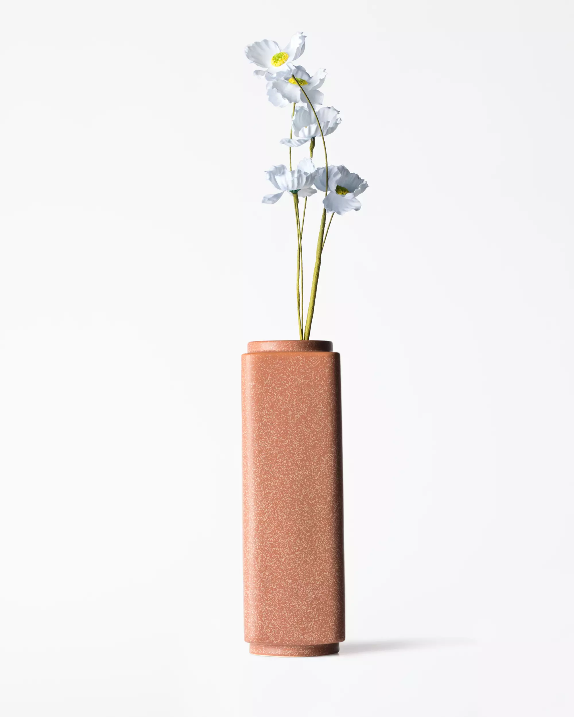 vase ⌀9 x 28,5 cm Kub céramique orange
